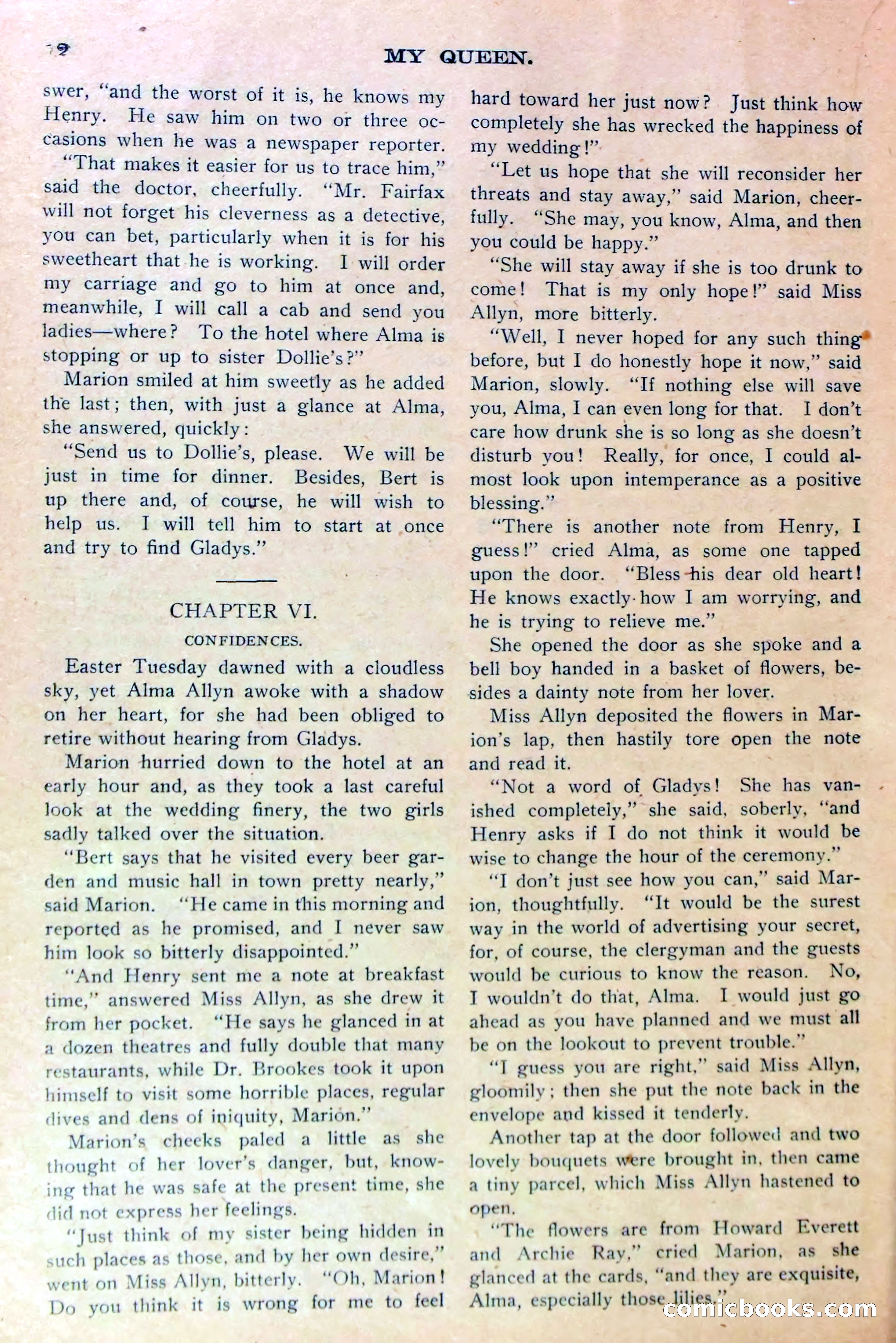 An Interrupted Wedding, or Marion Marlowe as Maid of Honor — page 15 of 38