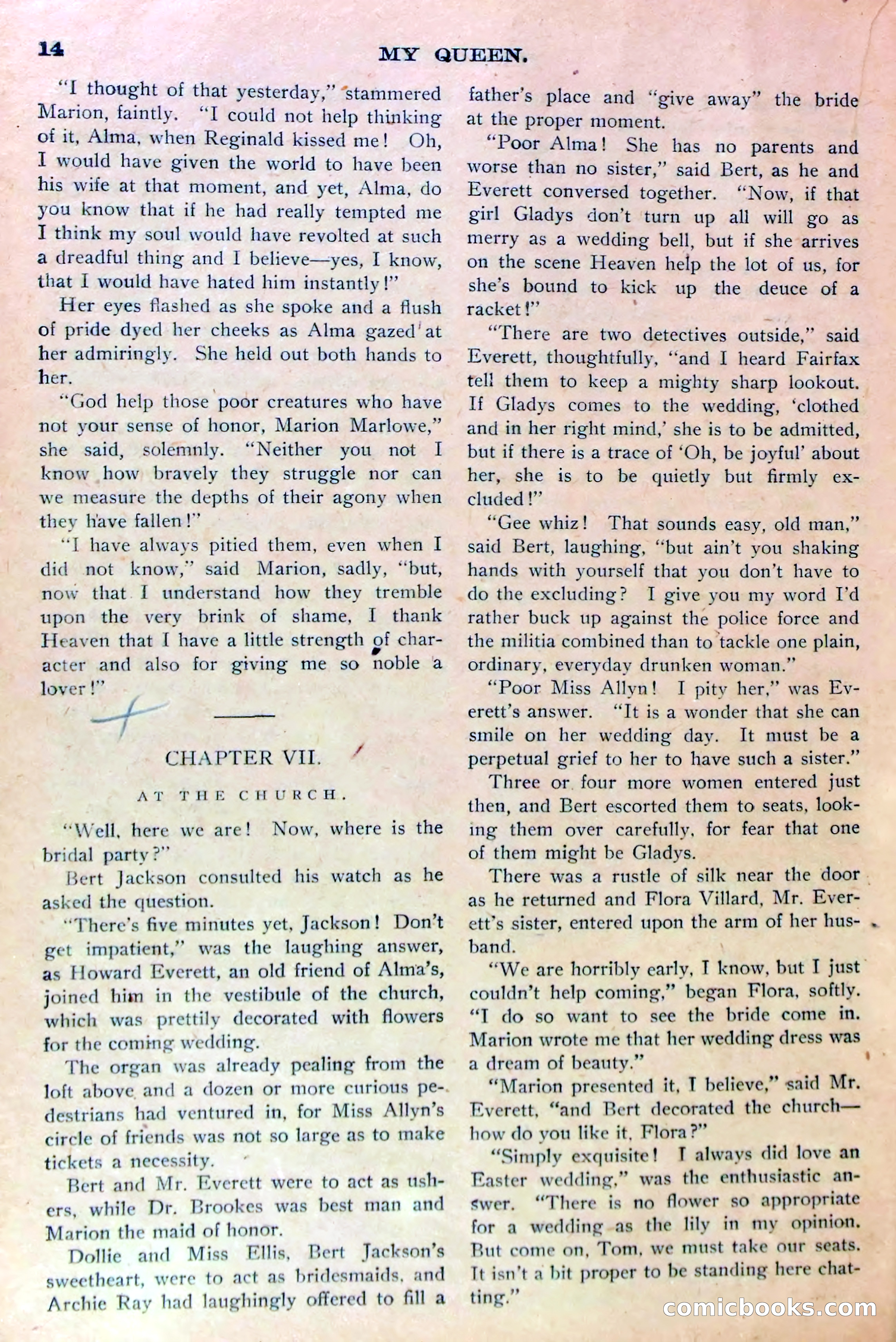 An Interrupted Wedding, or Marion Marlowe as Maid of Honor — page 17 of 38