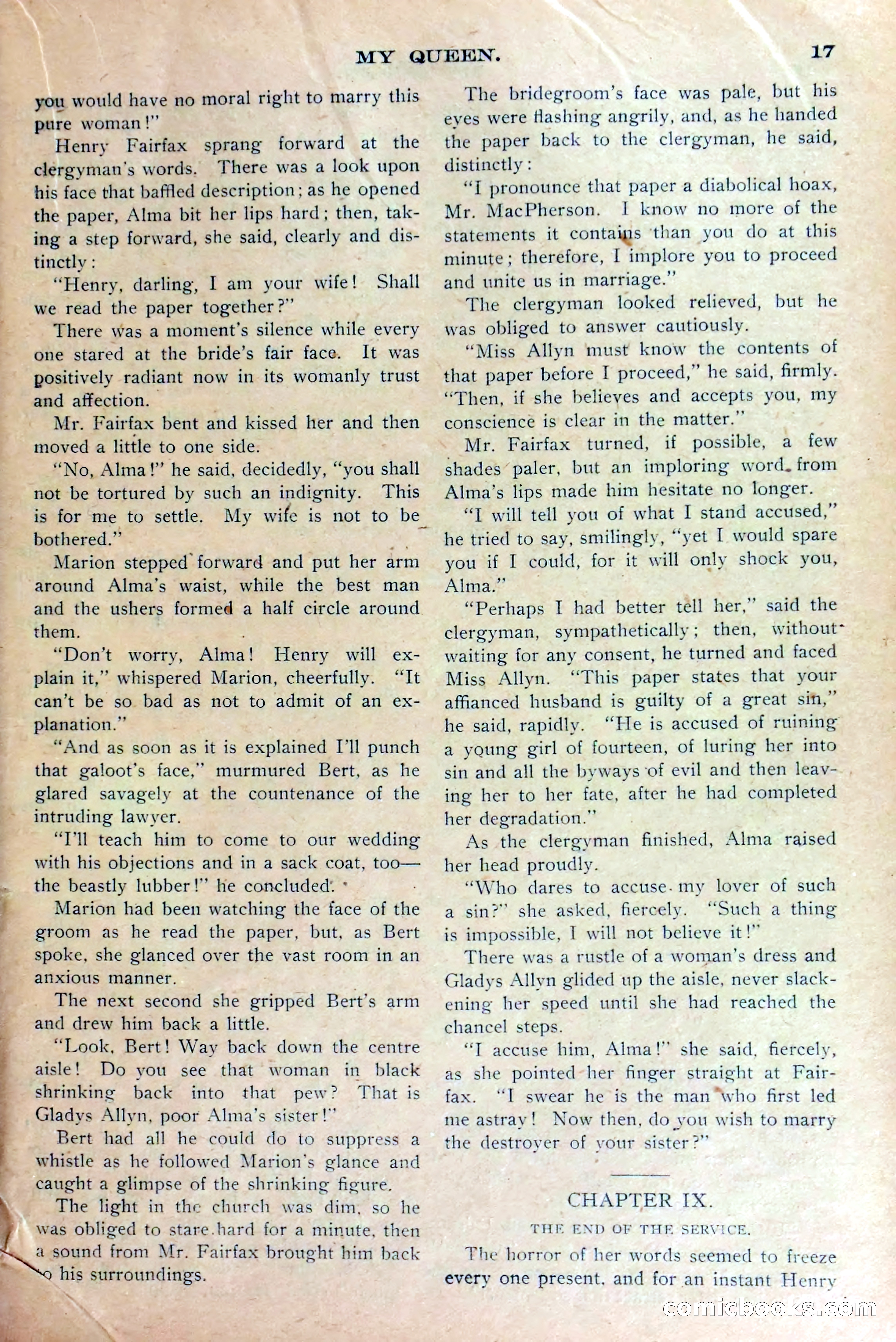 An Interrupted Wedding, or Marion Marlowe as Maid of Honor — page 20 of 38