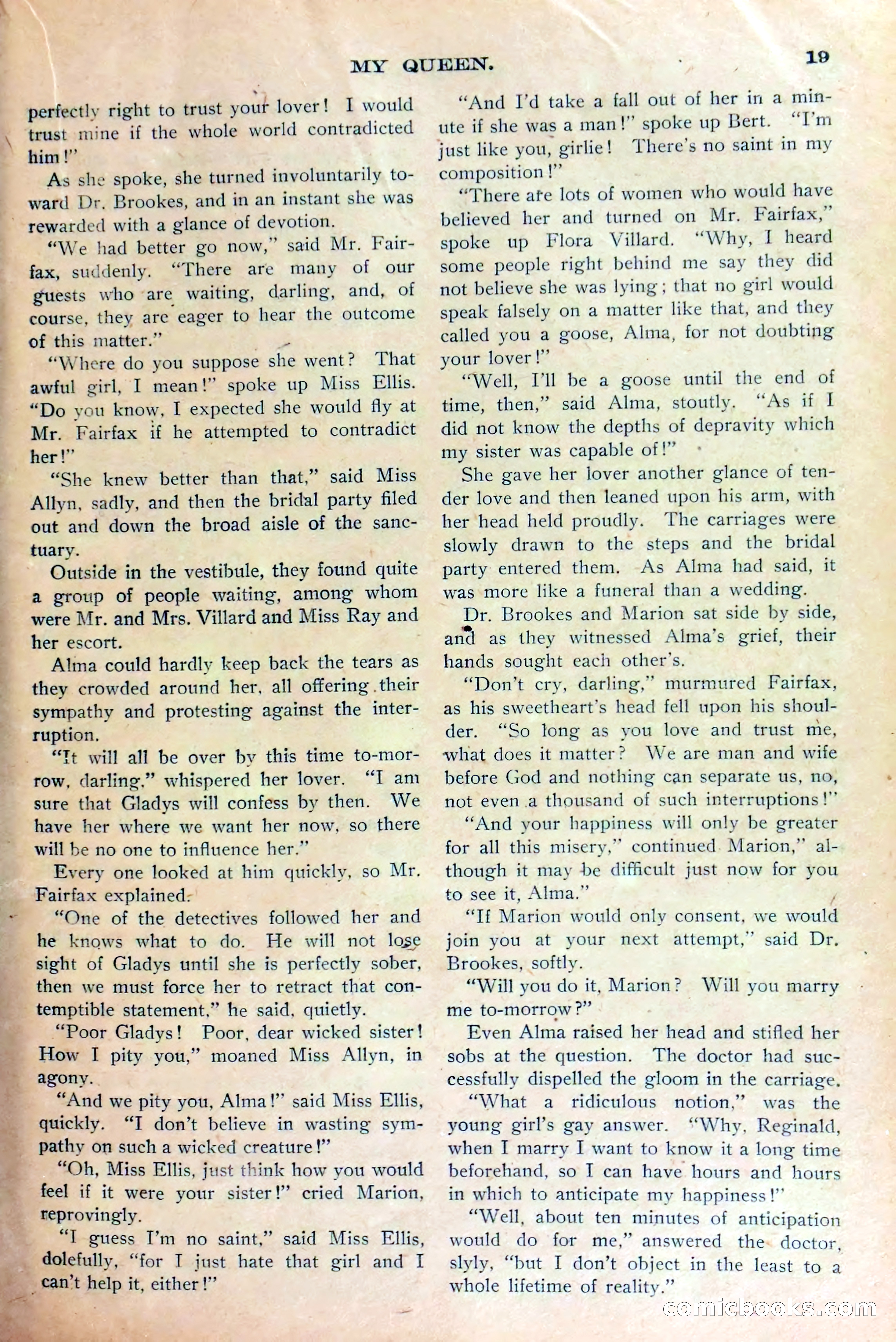 An Interrupted Wedding, or Marion Marlowe as Maid of Honor — page 22 of 38