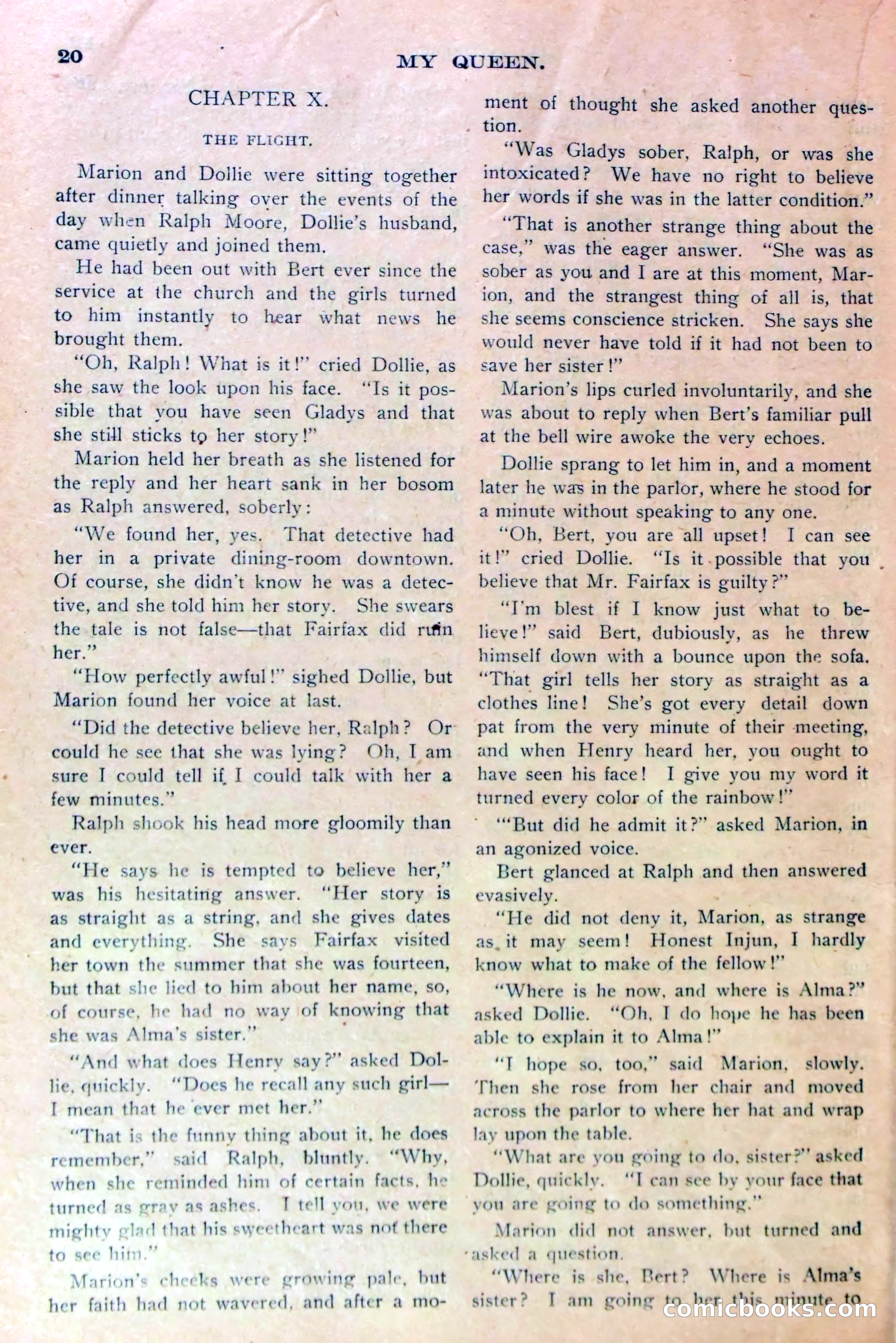 An Interrupted Wedding, or Marion Marlowe as Maid of Honor — page 23 of 38