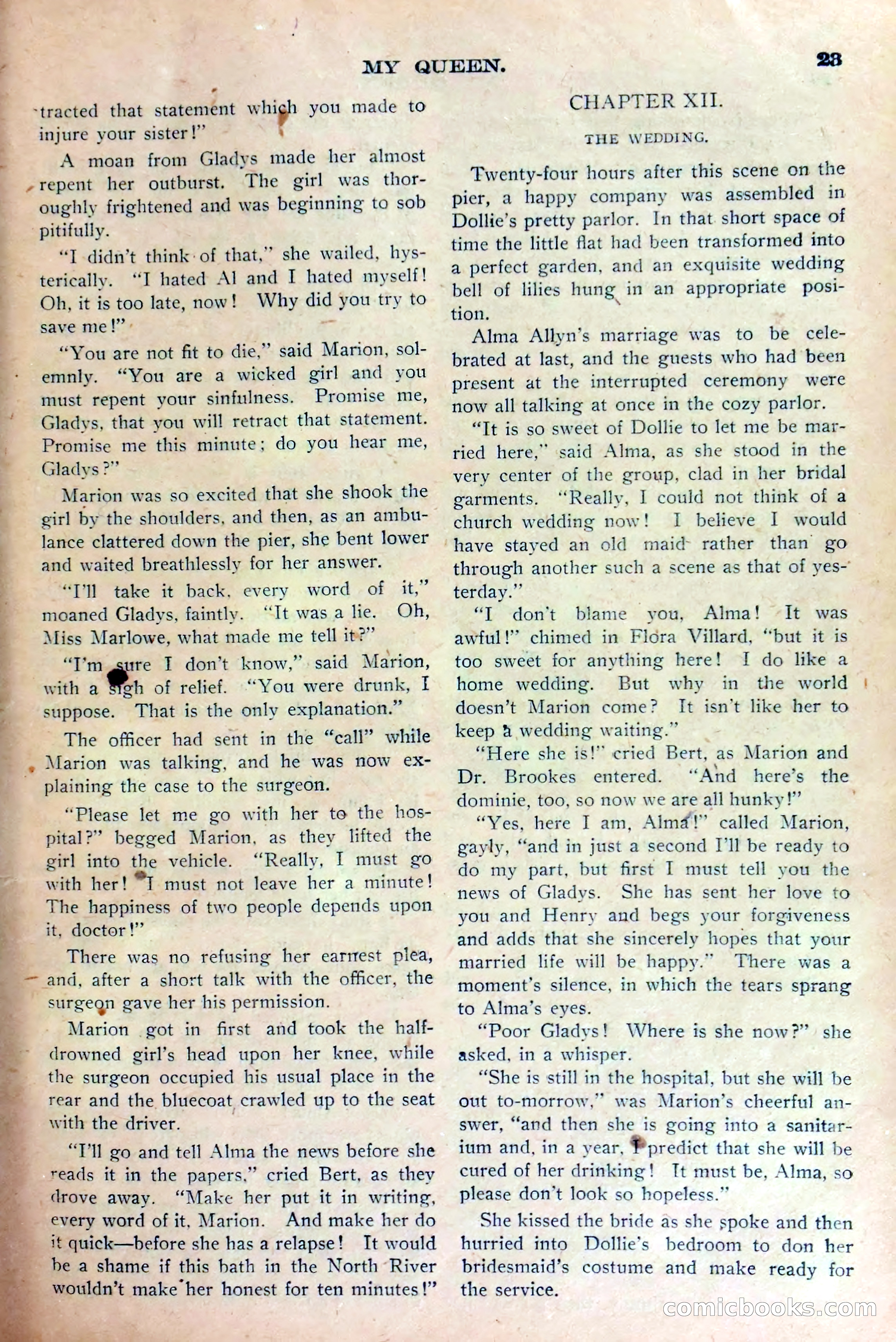 An Interrupted Wedding, or Marion Marlowe as Maid of Honor — page 26 of 38