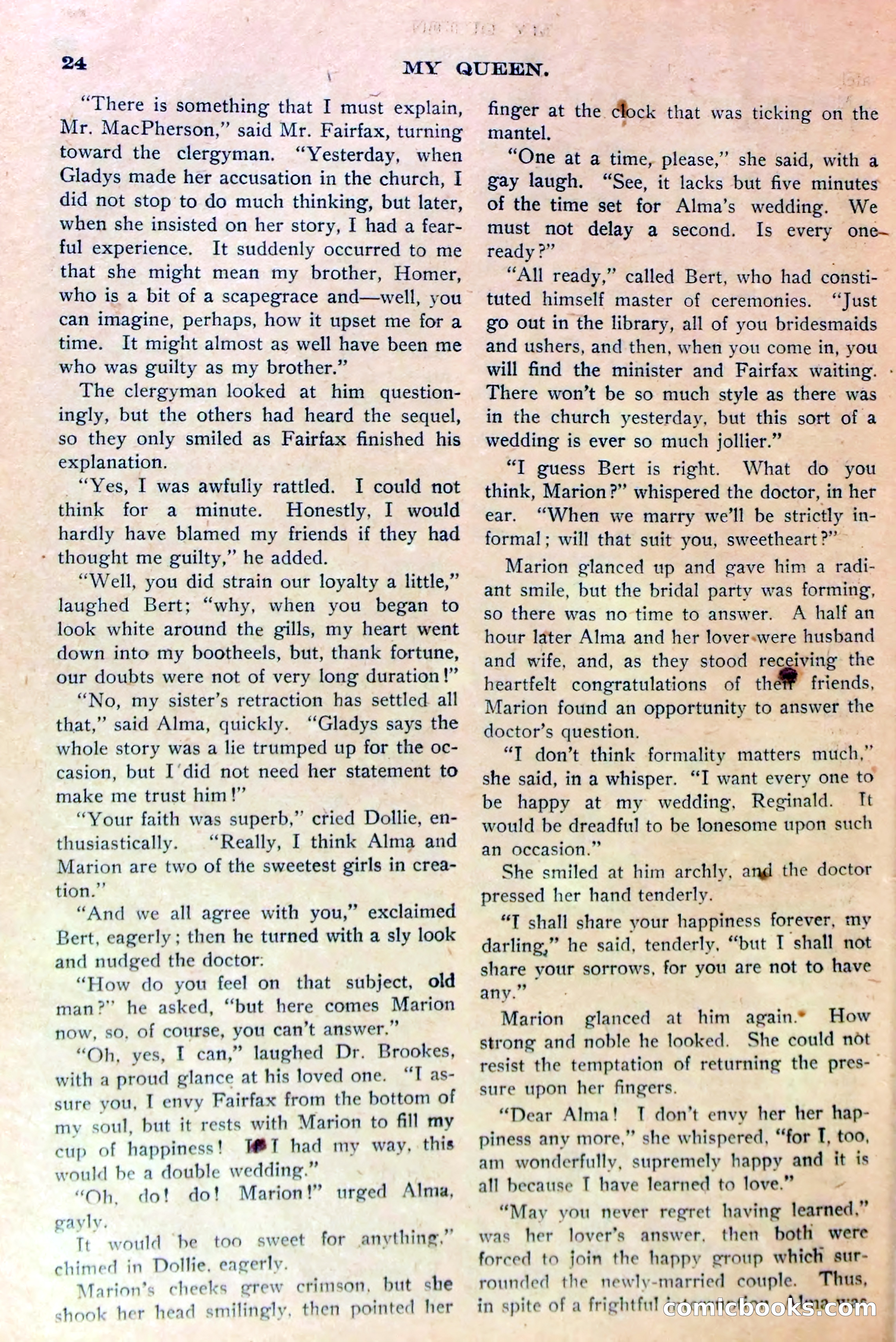 An Interrupted Wedding, or Marion Marlowe as Maid of Honor — page 27 of 38