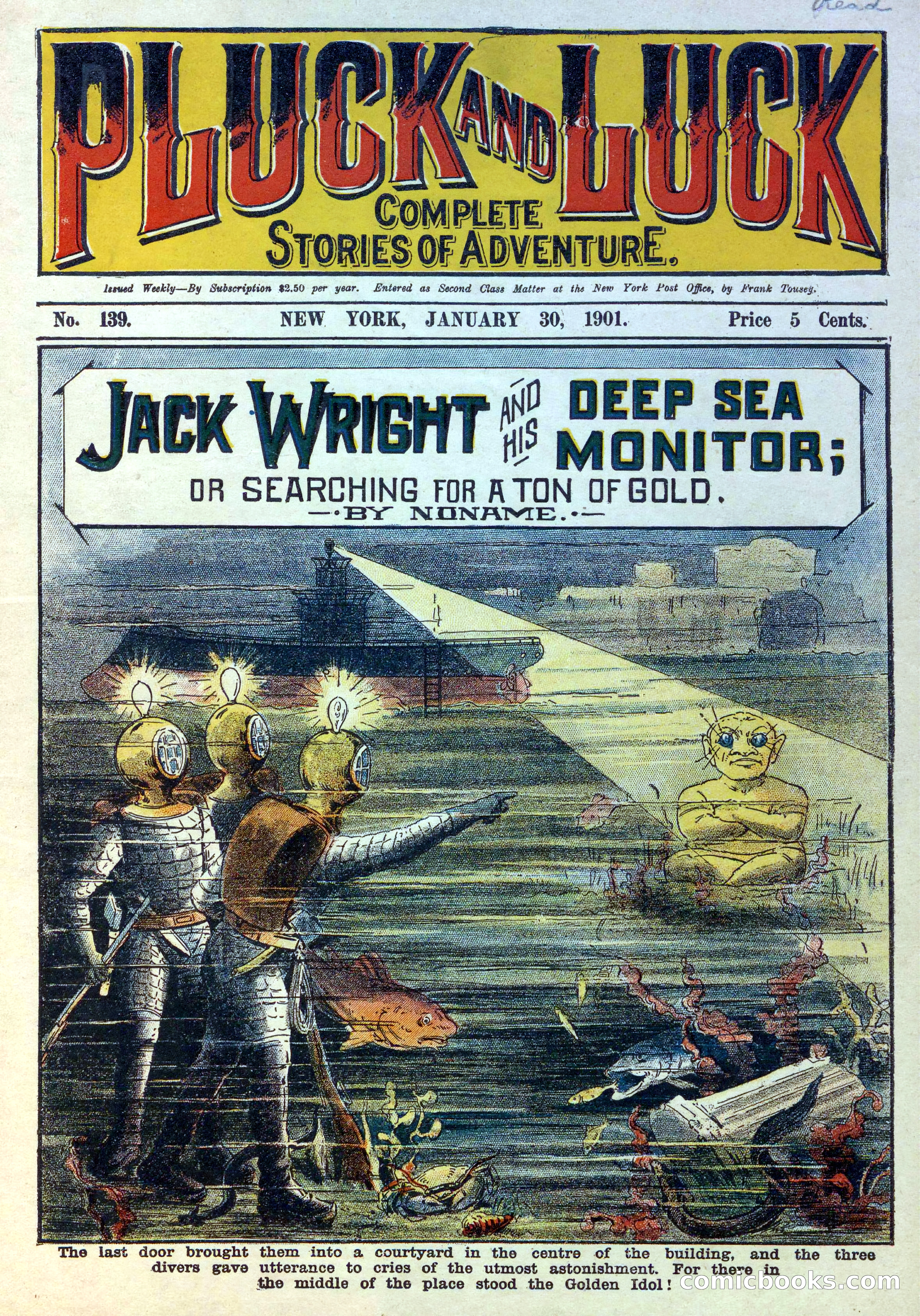 Pluck and Luck #139: Jack Wright and His Deep Sea Monitor — page 1 of 34