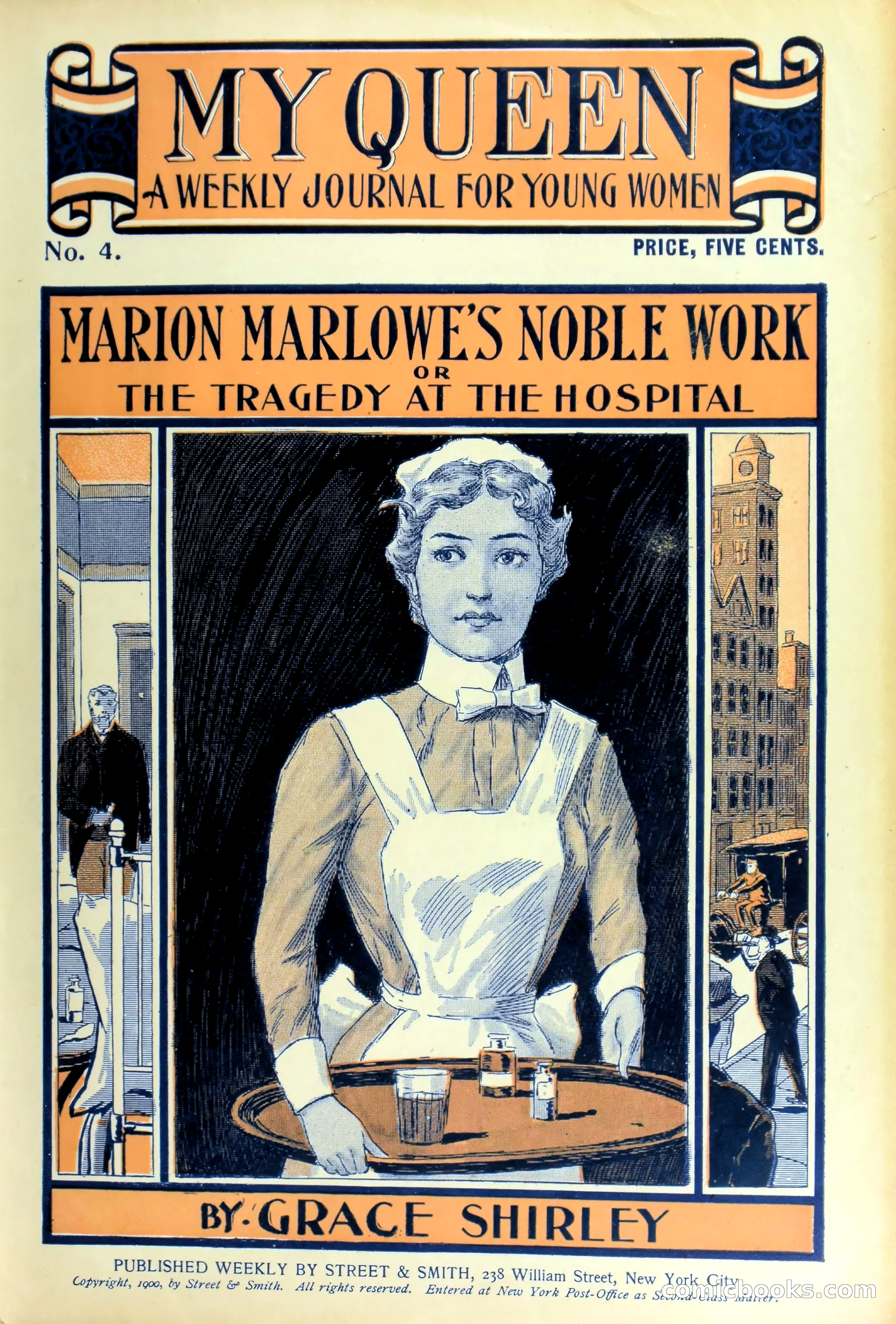 Marion Marlowe's Noble Work, or, The Tragedy at the Hospital — page 1 of 38