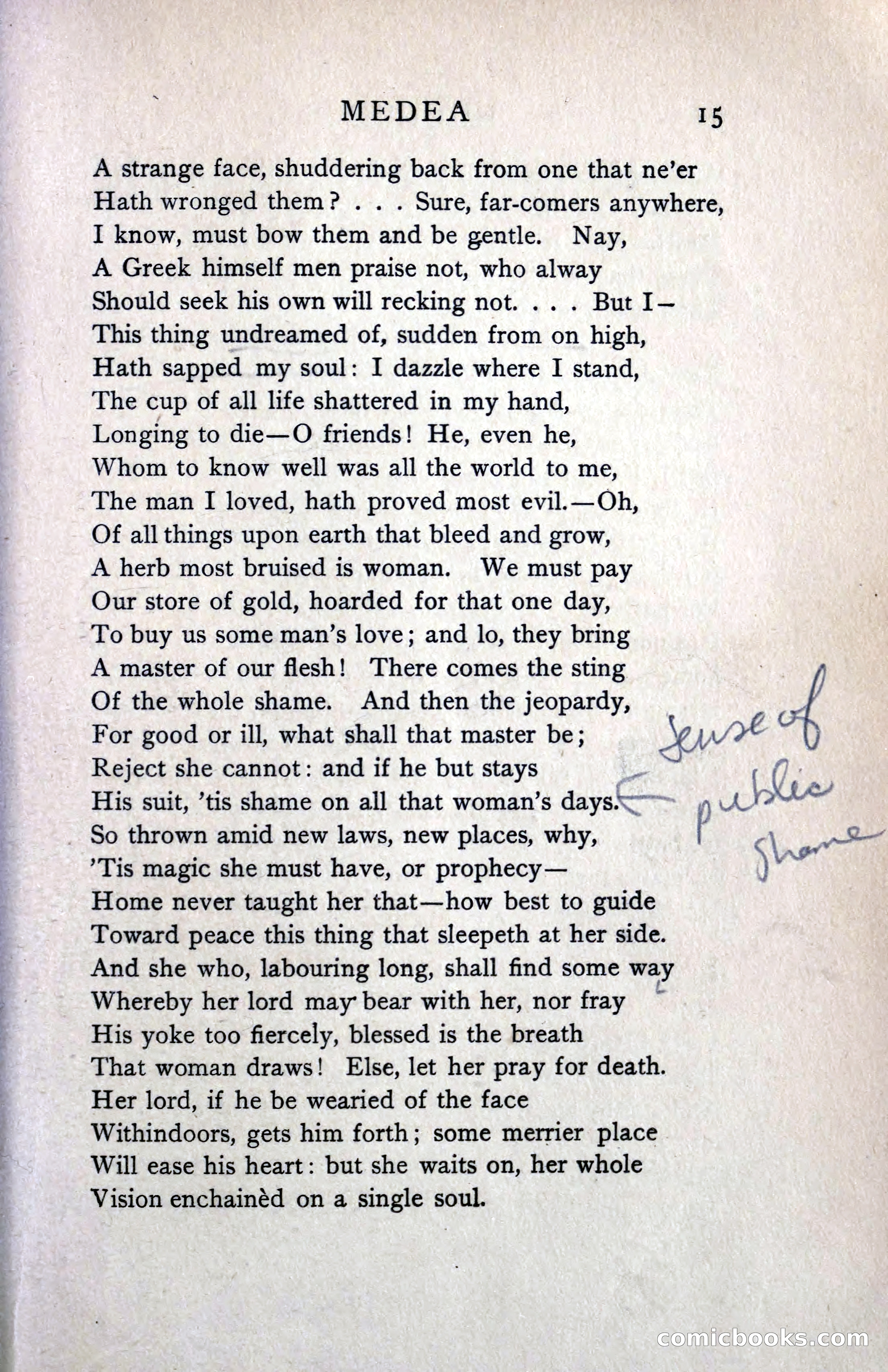 The Medea — page 31: Penny Dreadfuls, 1912
