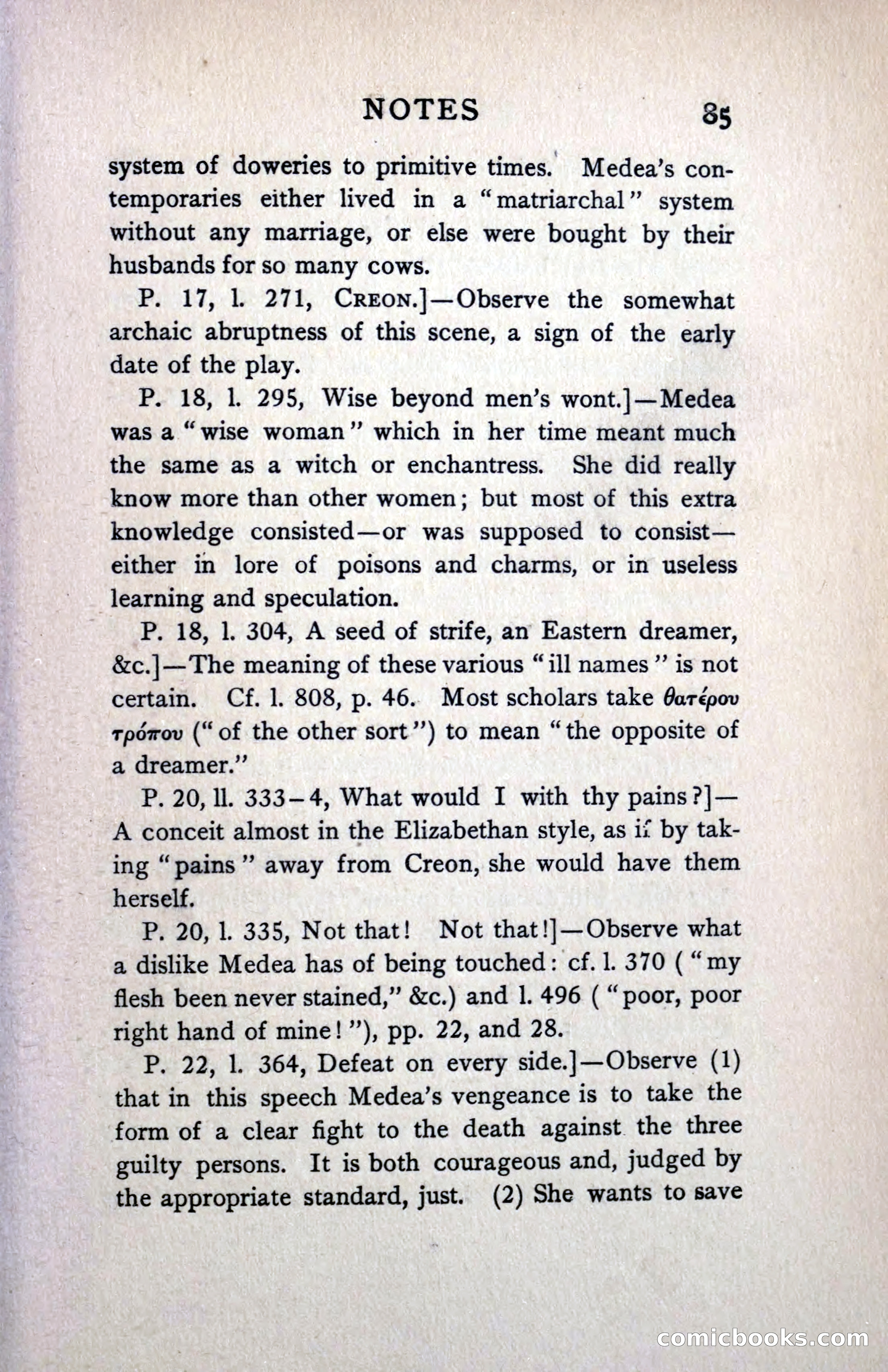 The Medea — page 101: Penny Dreadfuls, 1912