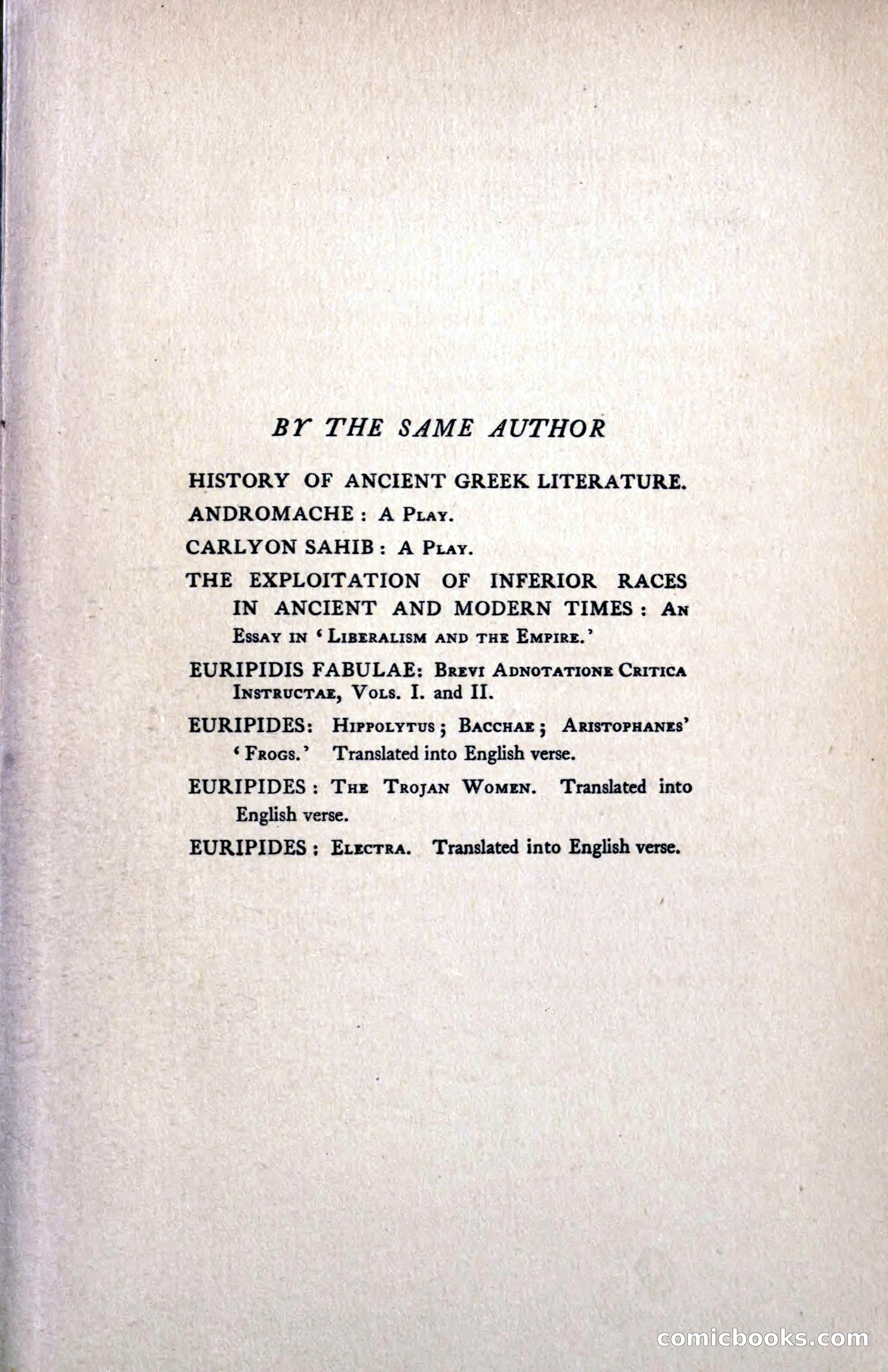 The Medea — page 113: Penny Dreadfuls, 1912