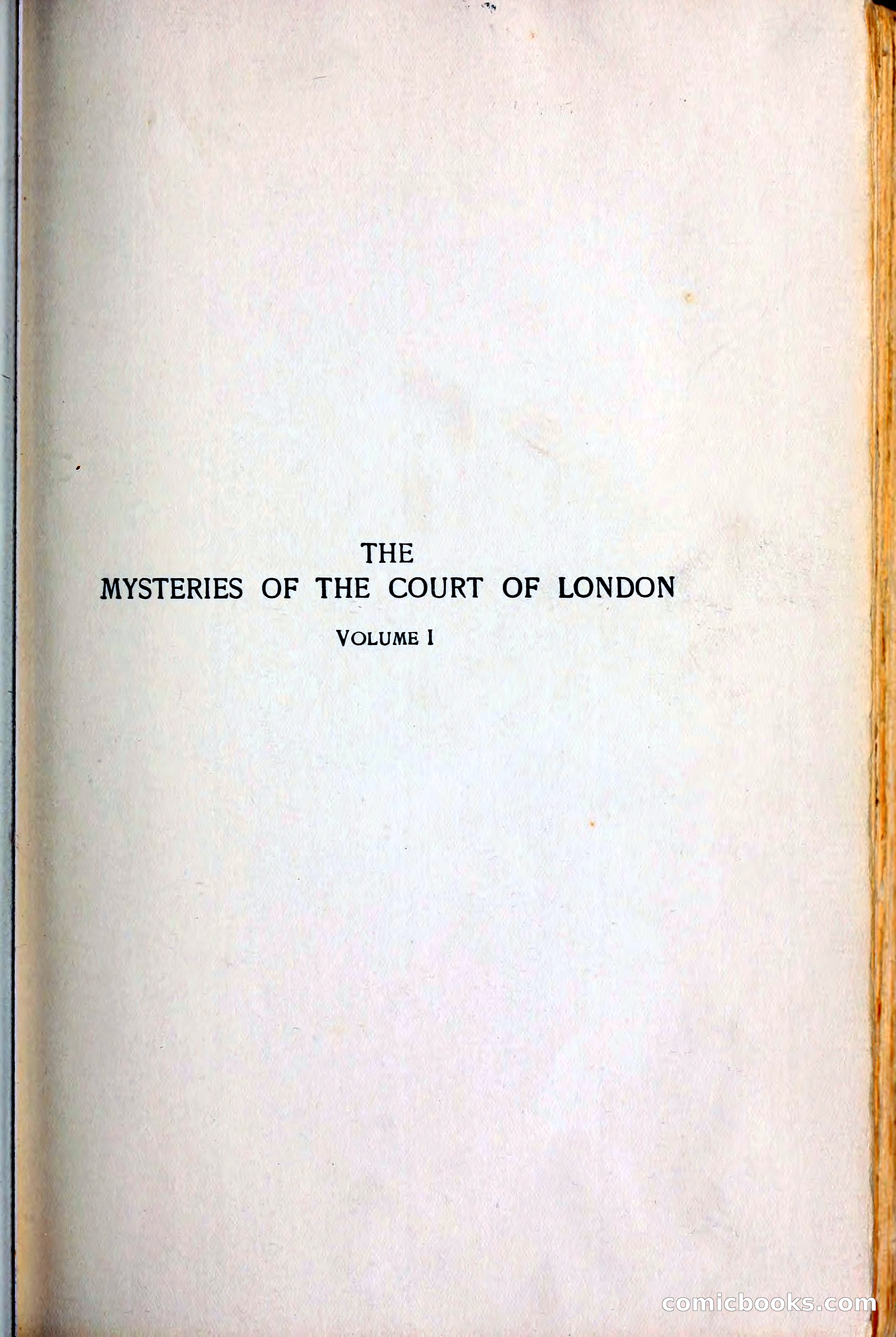 The Mysteries of the Court of London by Reynolds, George W. M. (George William MacArthur), 1814-1879