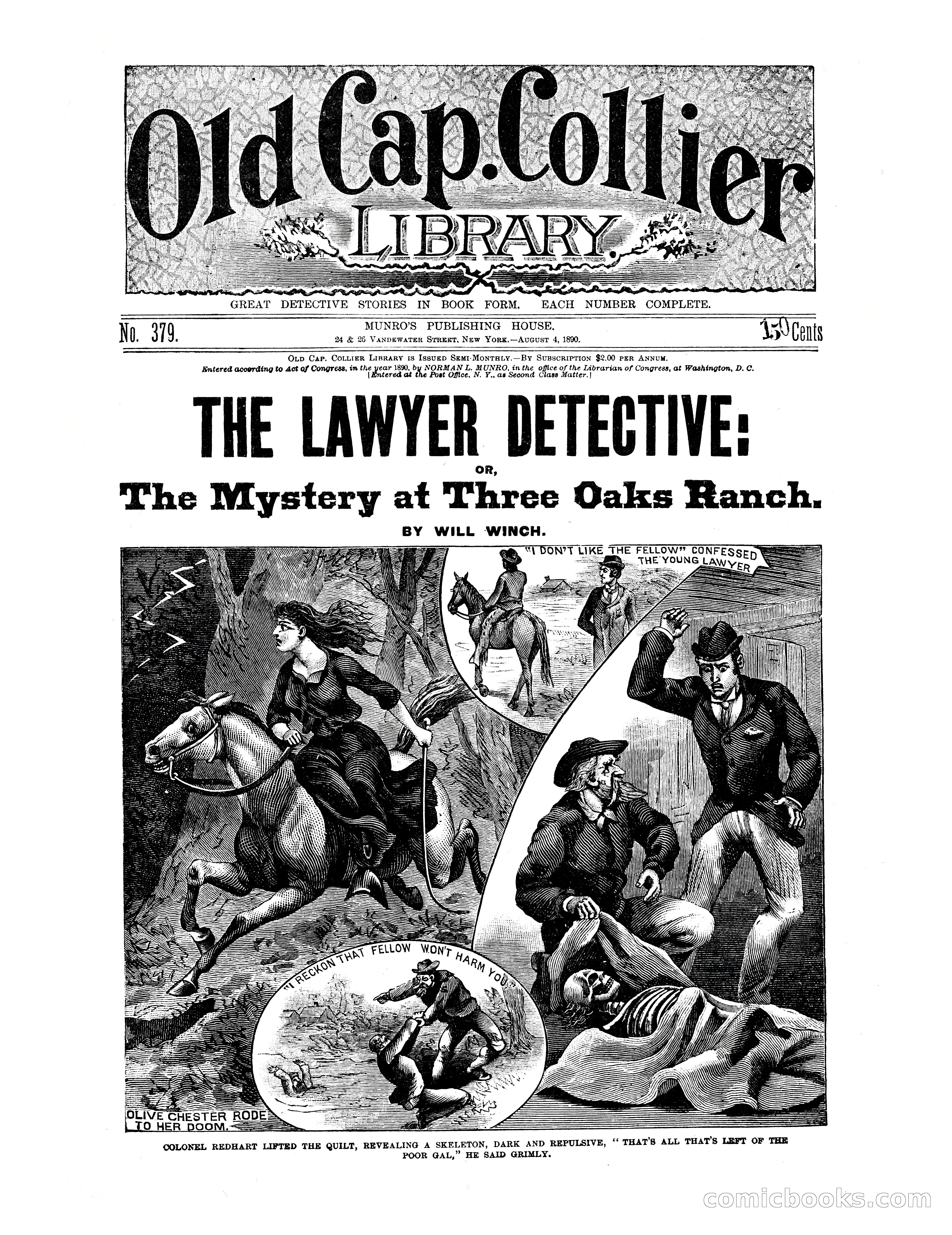 Old Cap. Collier Library No. 379: The Lawyer Detective — page 1 of 31