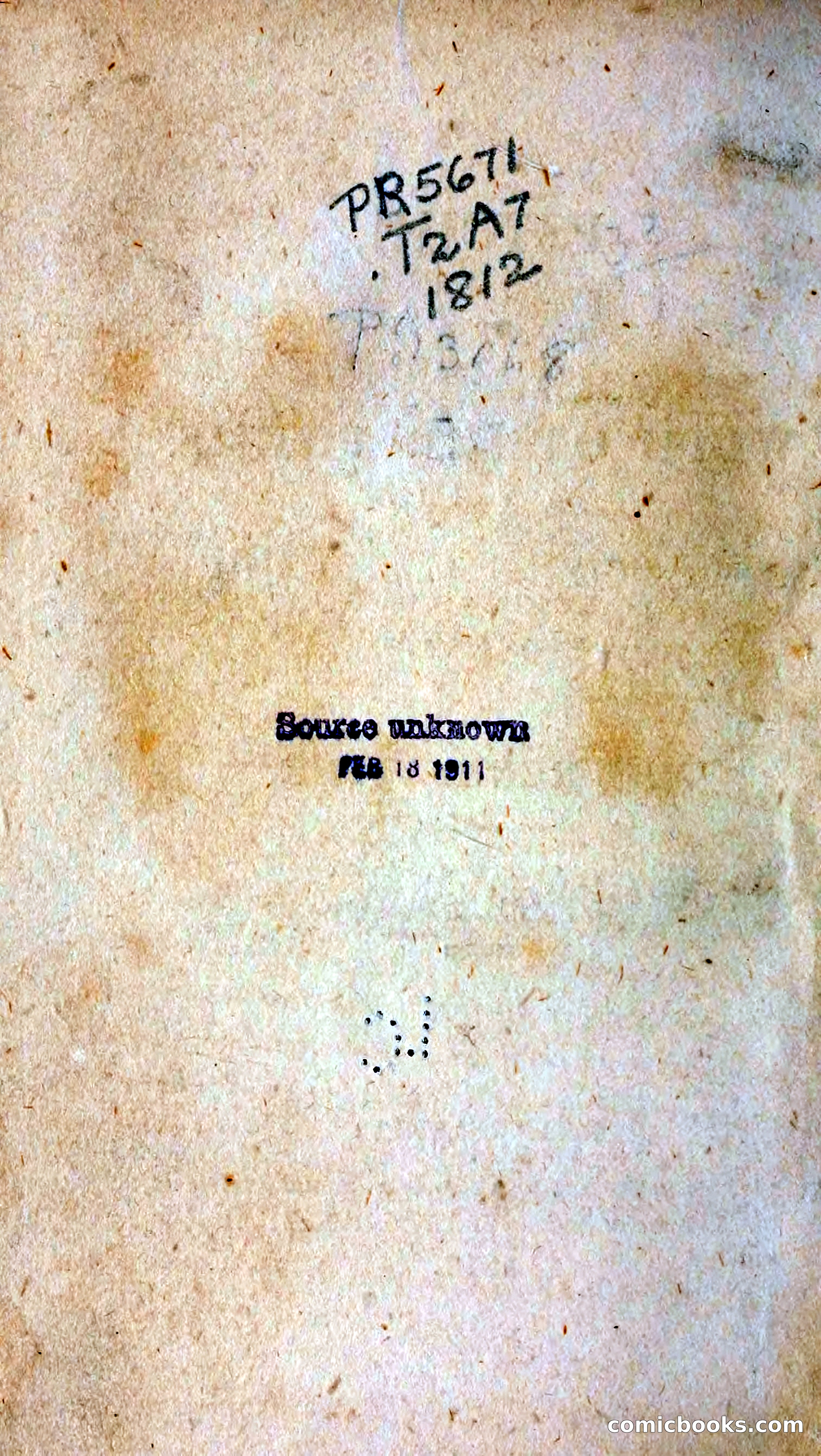 Psyche, and other poems — page 10: Penny Dreadfuls, 1812