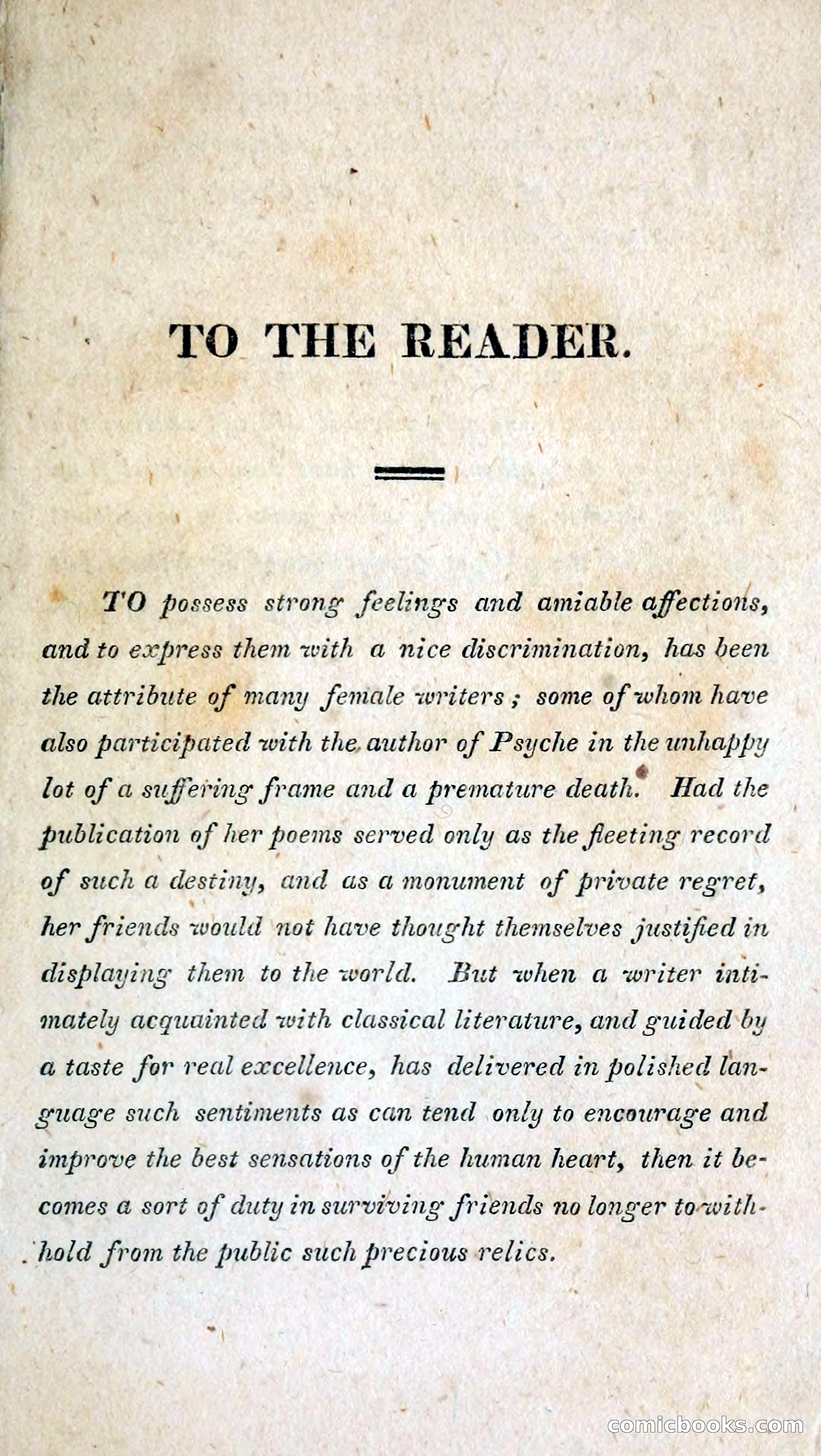 Psyche, and other poems — page 11: Penny Dreadfuls, 1812