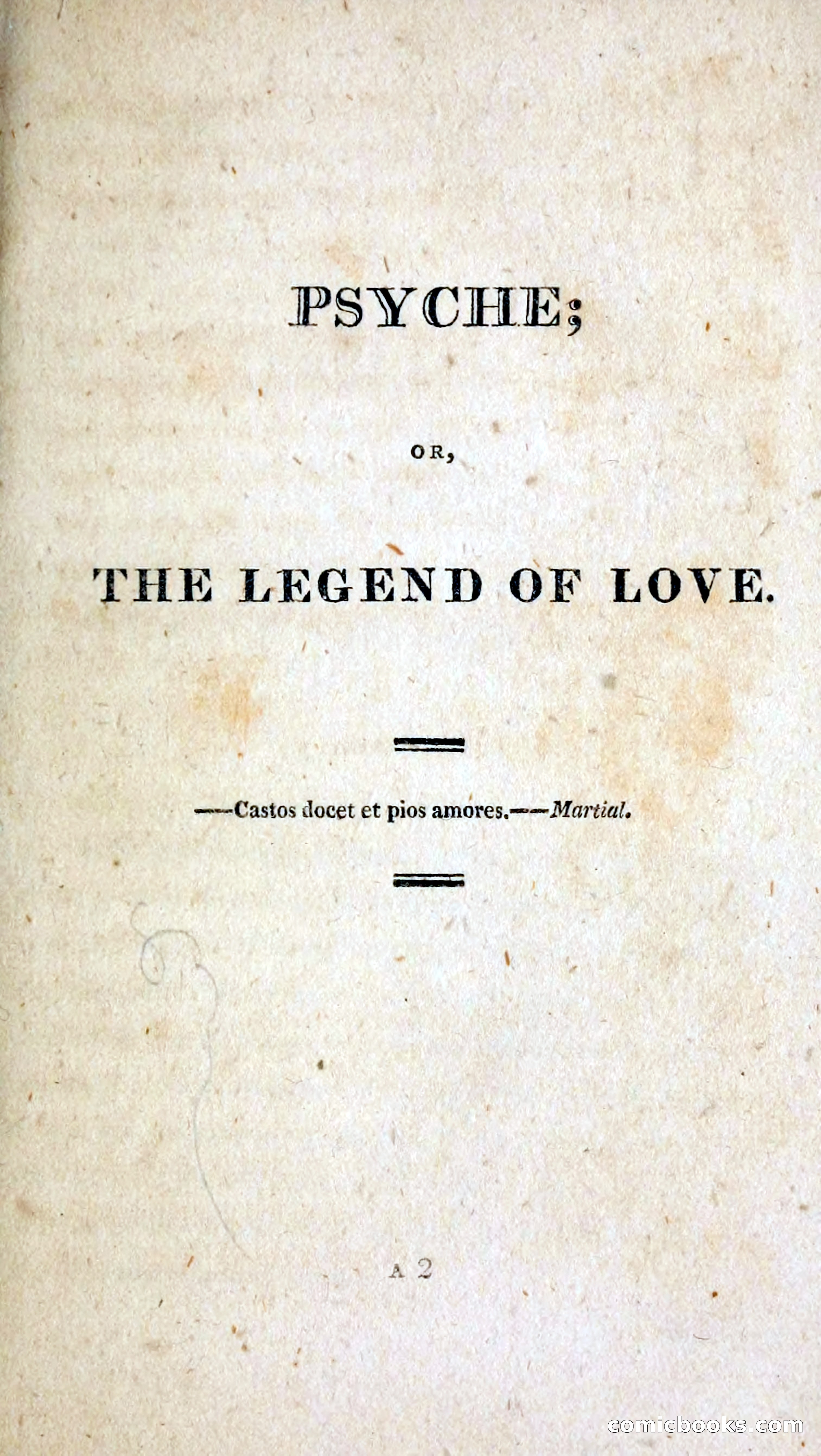 Psyche, and other poems — page 13: Penny Dreadfuls, 1812