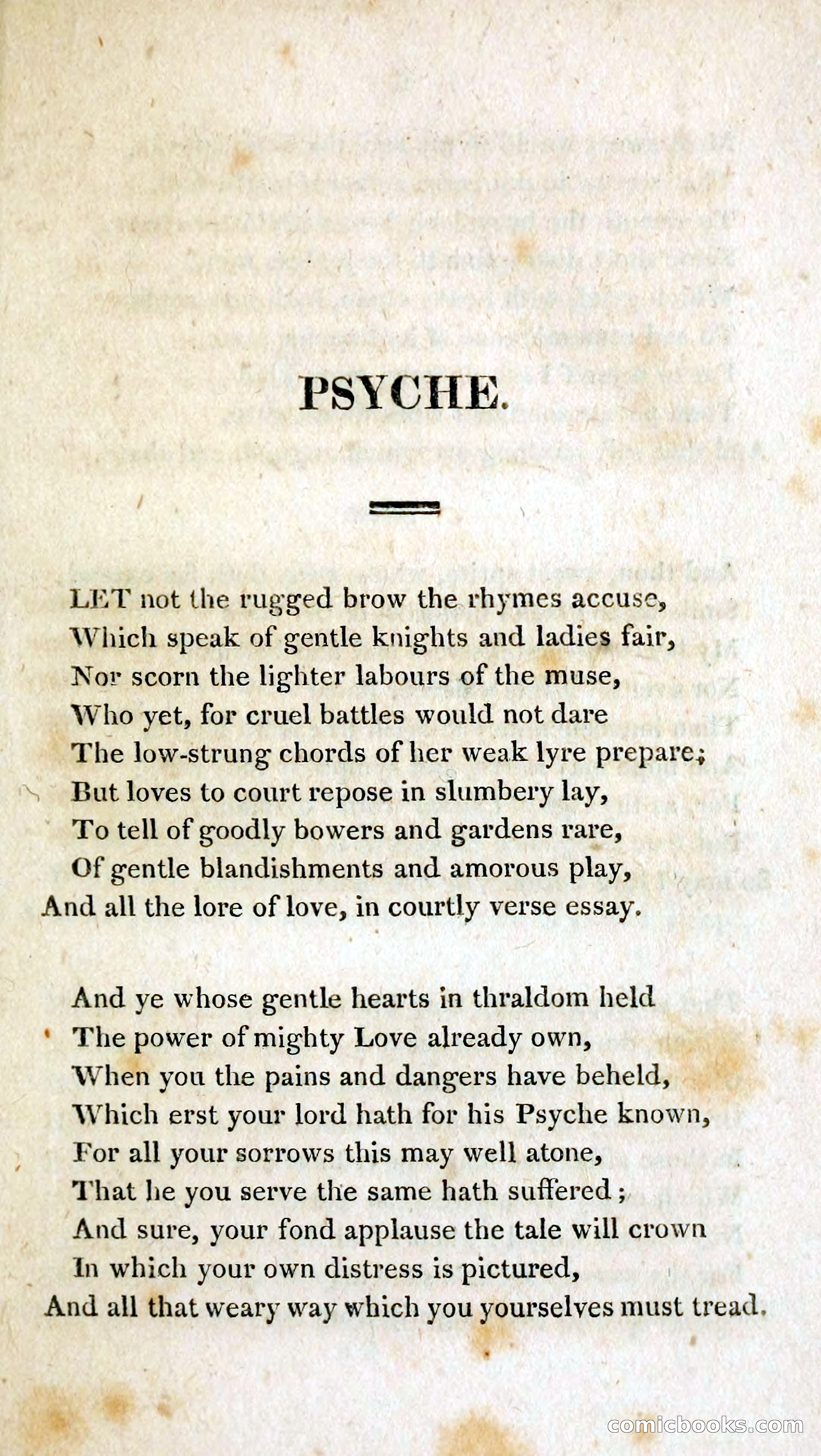 Psyche, and other poems — page 23: Penny Dreadfuls, 1812