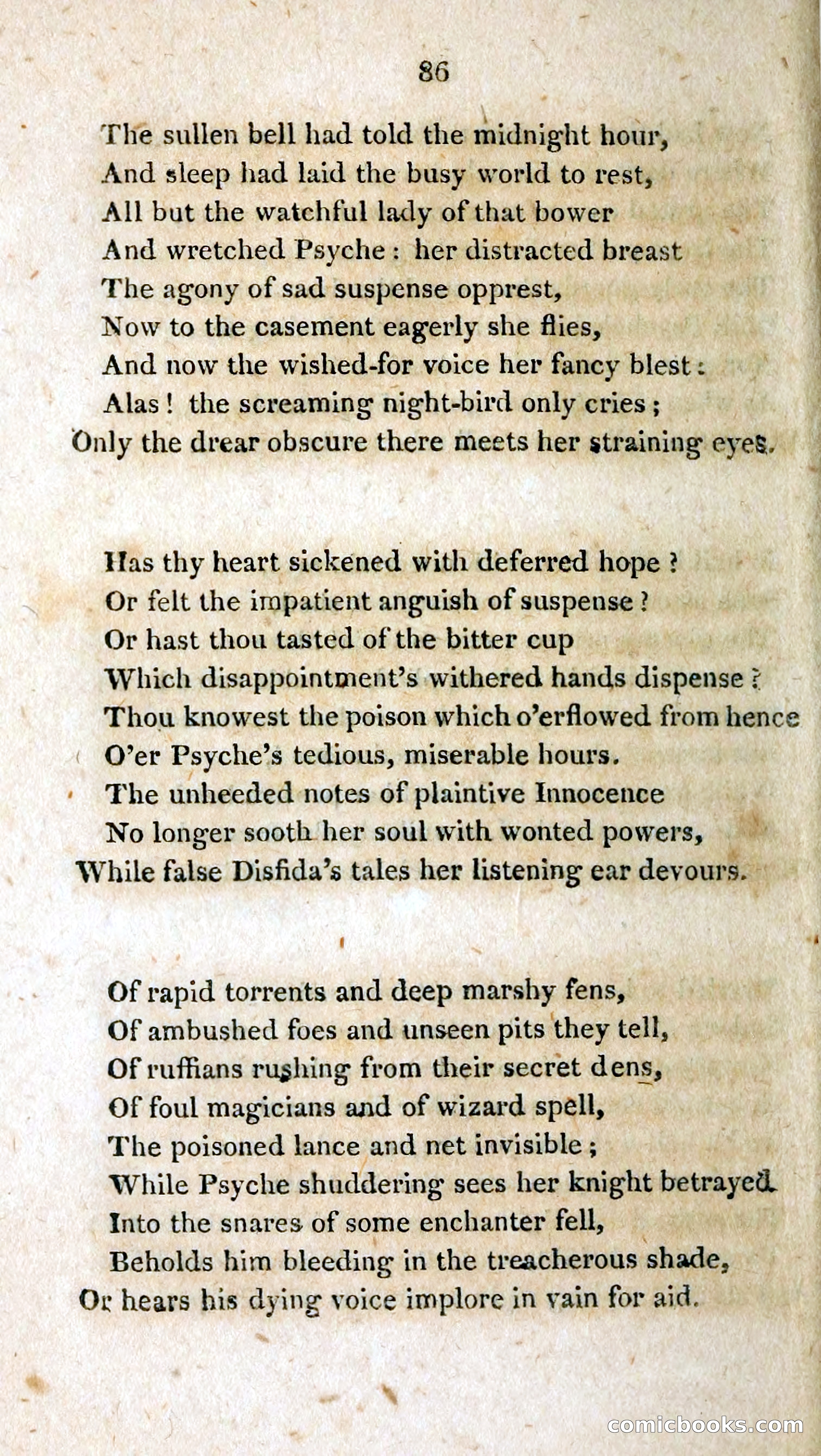 Psyche, and other poems — page 104: Penny Dreadfuls, 1812