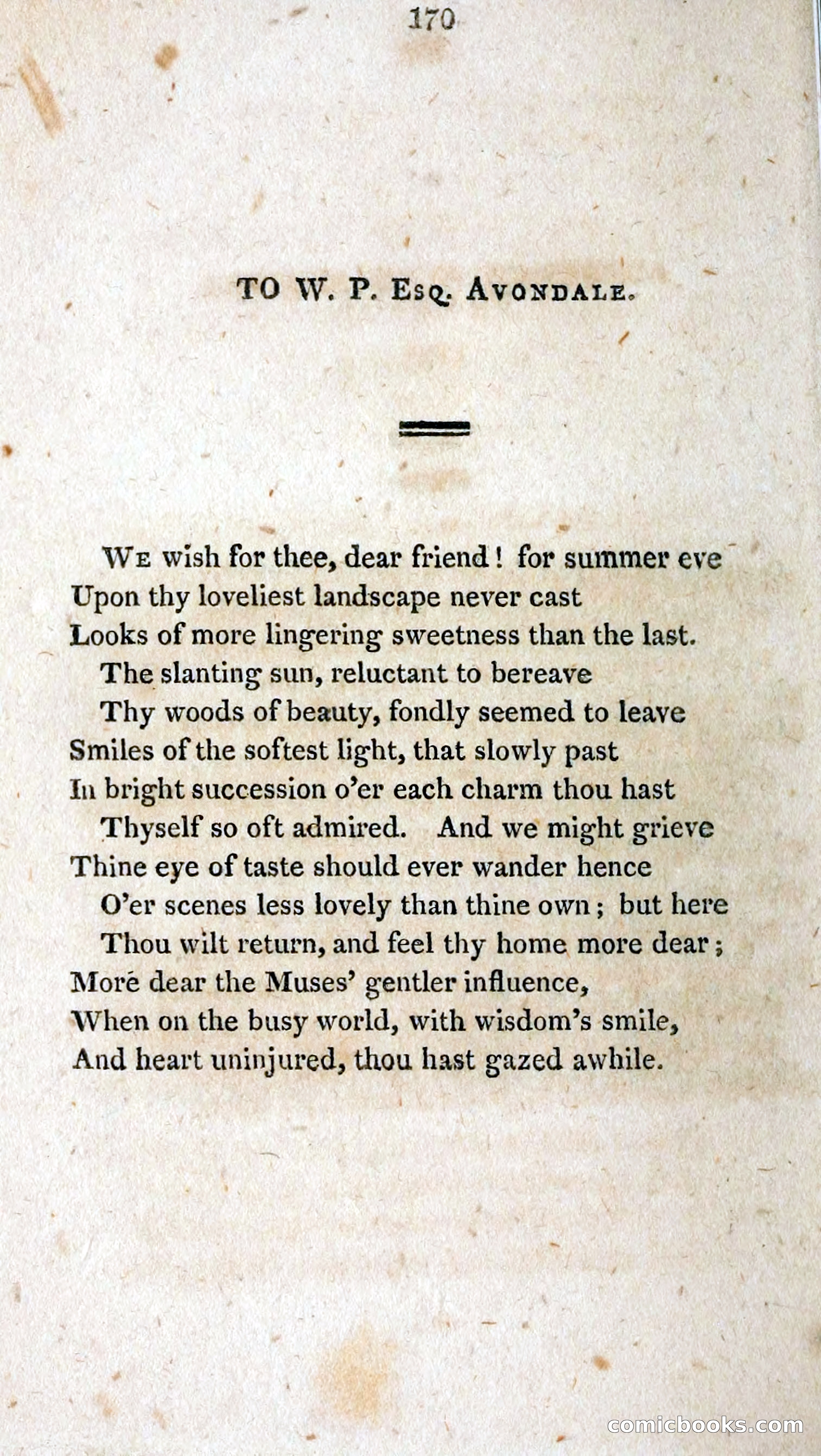 Psyche, and other poems — page 188: Penny Dreadfuls, 1812