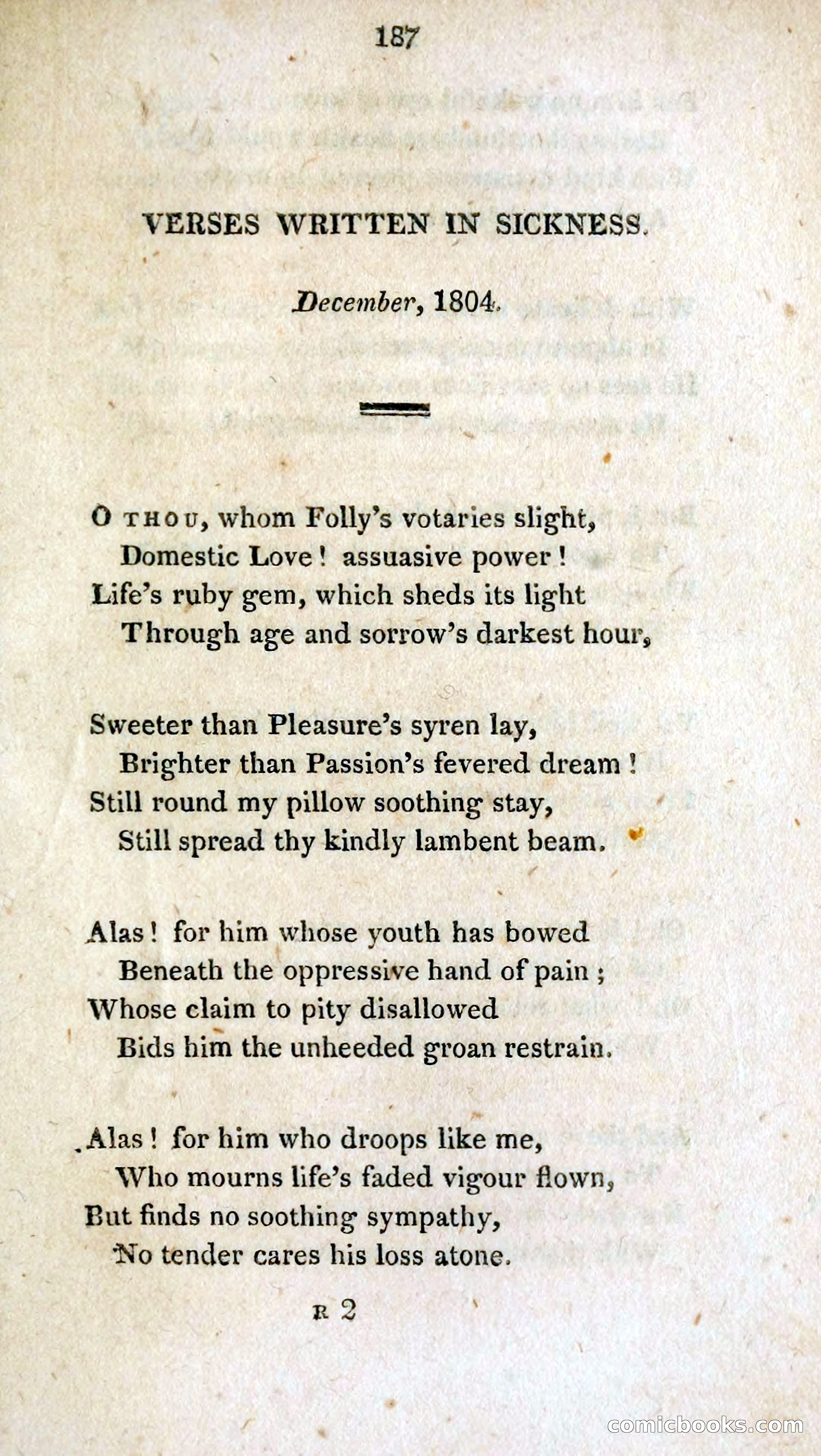 Psyche, and other poems — page 205: Penny Dreadfuls, 1812