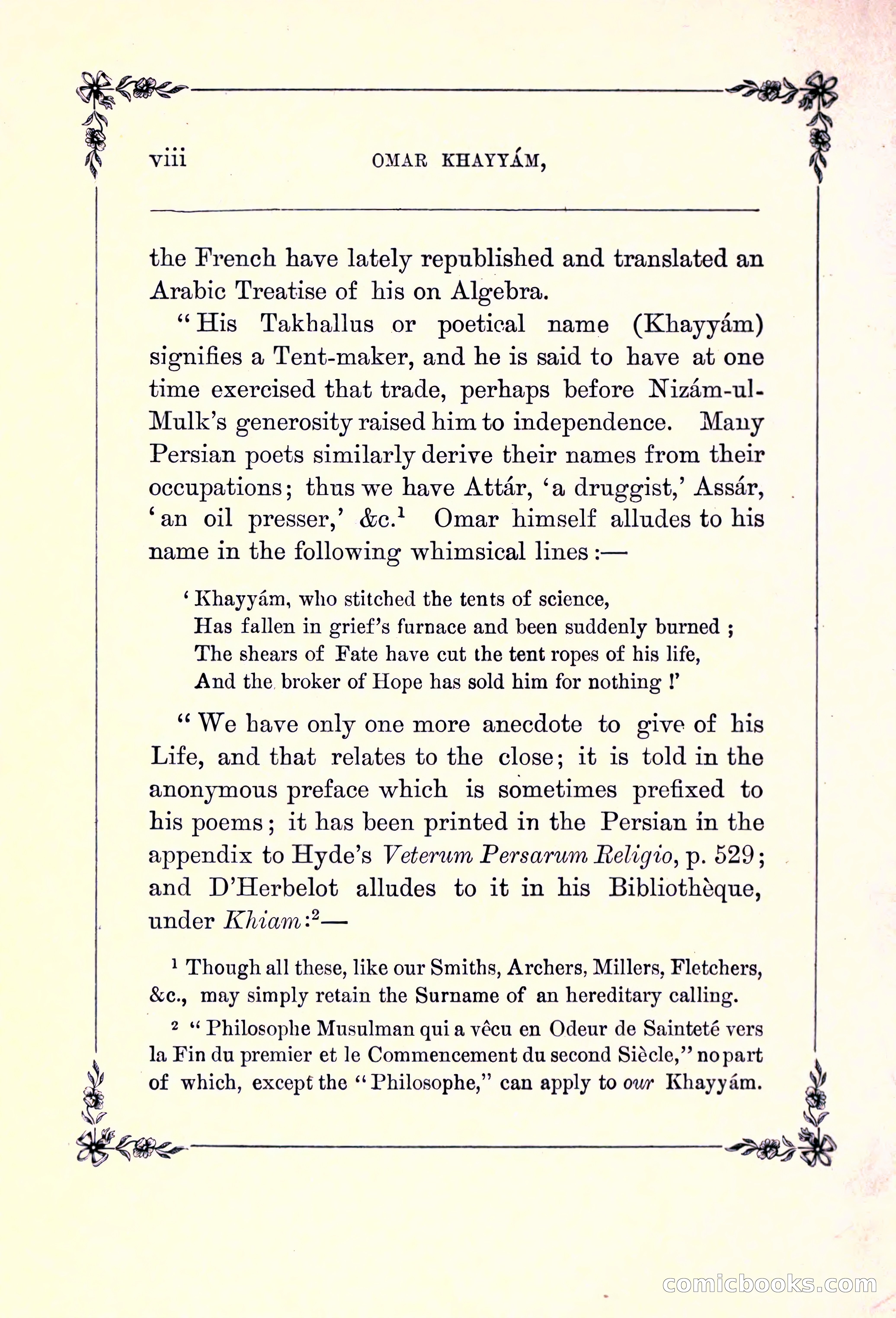 Rubaiyat of Omar Khayyam, and the Salaman and Absal of Jami — page 18 of 142