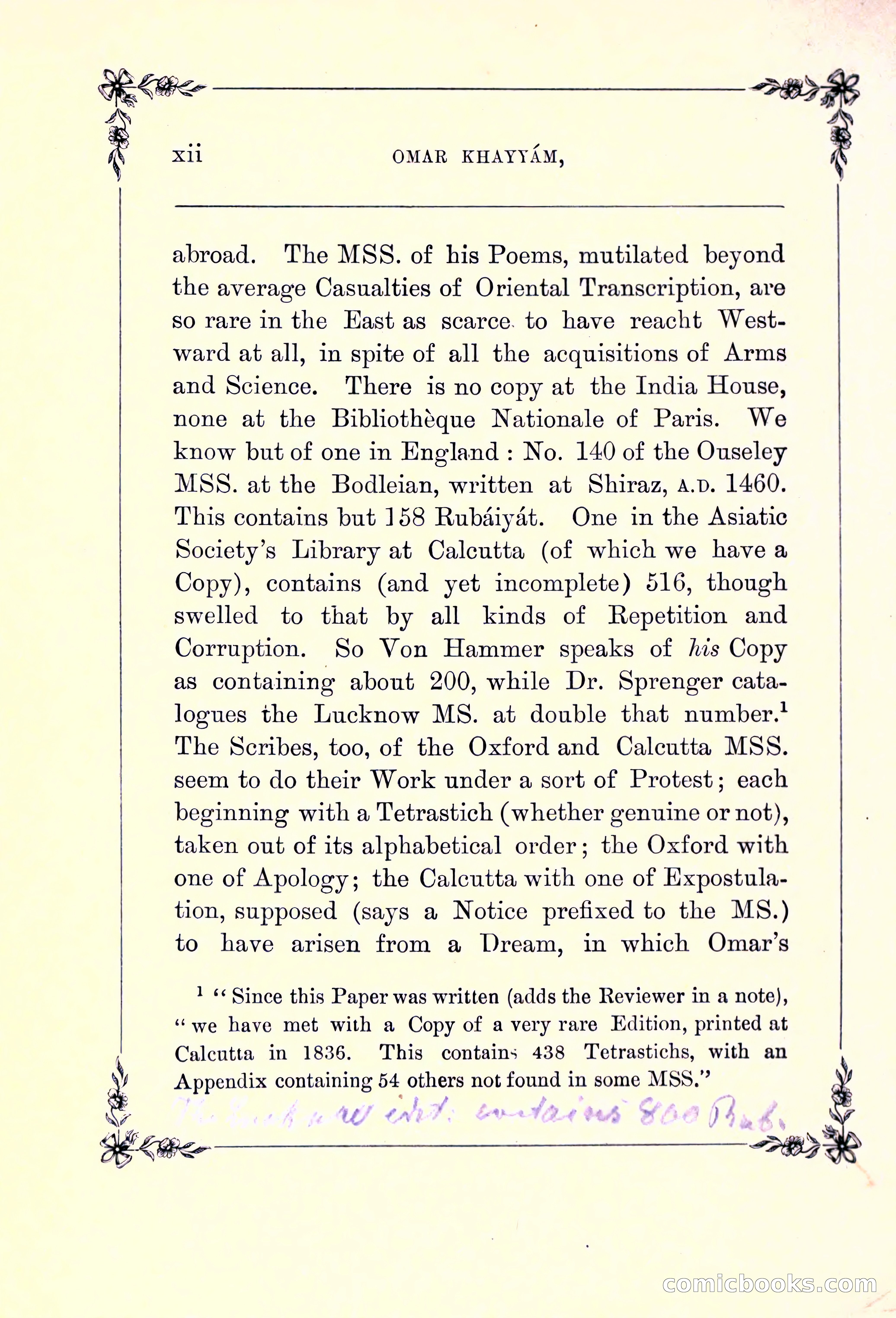 Rubaiyat of Omar Khayyam, and the Salaman and Absal of Jami — page 22 of 142