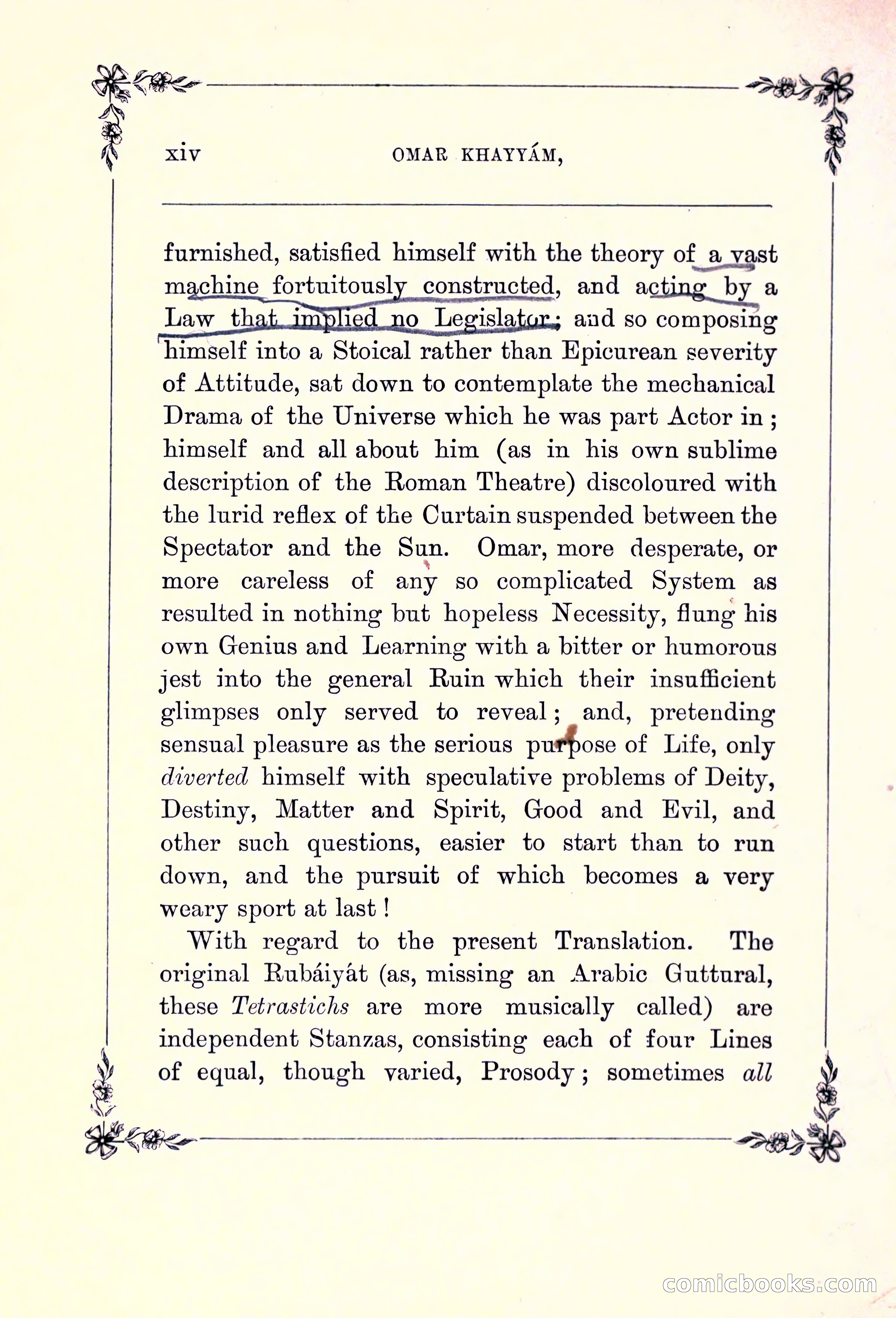 Rubaiyat of Omar Khayyam, and the Salaman and Absal of Jami — page 24 of 142