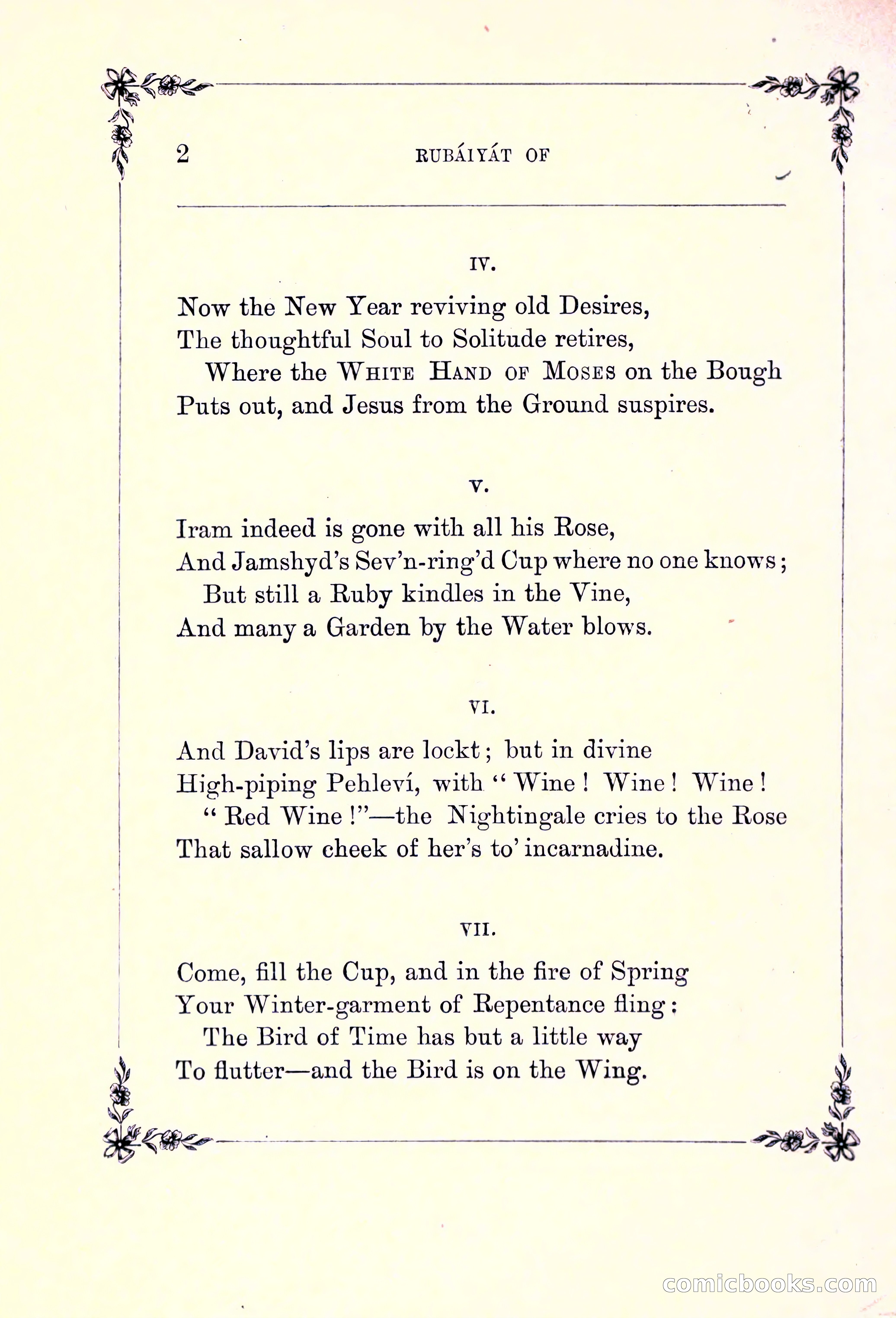 Rubaiyat of Omar Khayyam, and the Salaman and Absal of Jami — page 28 of 142