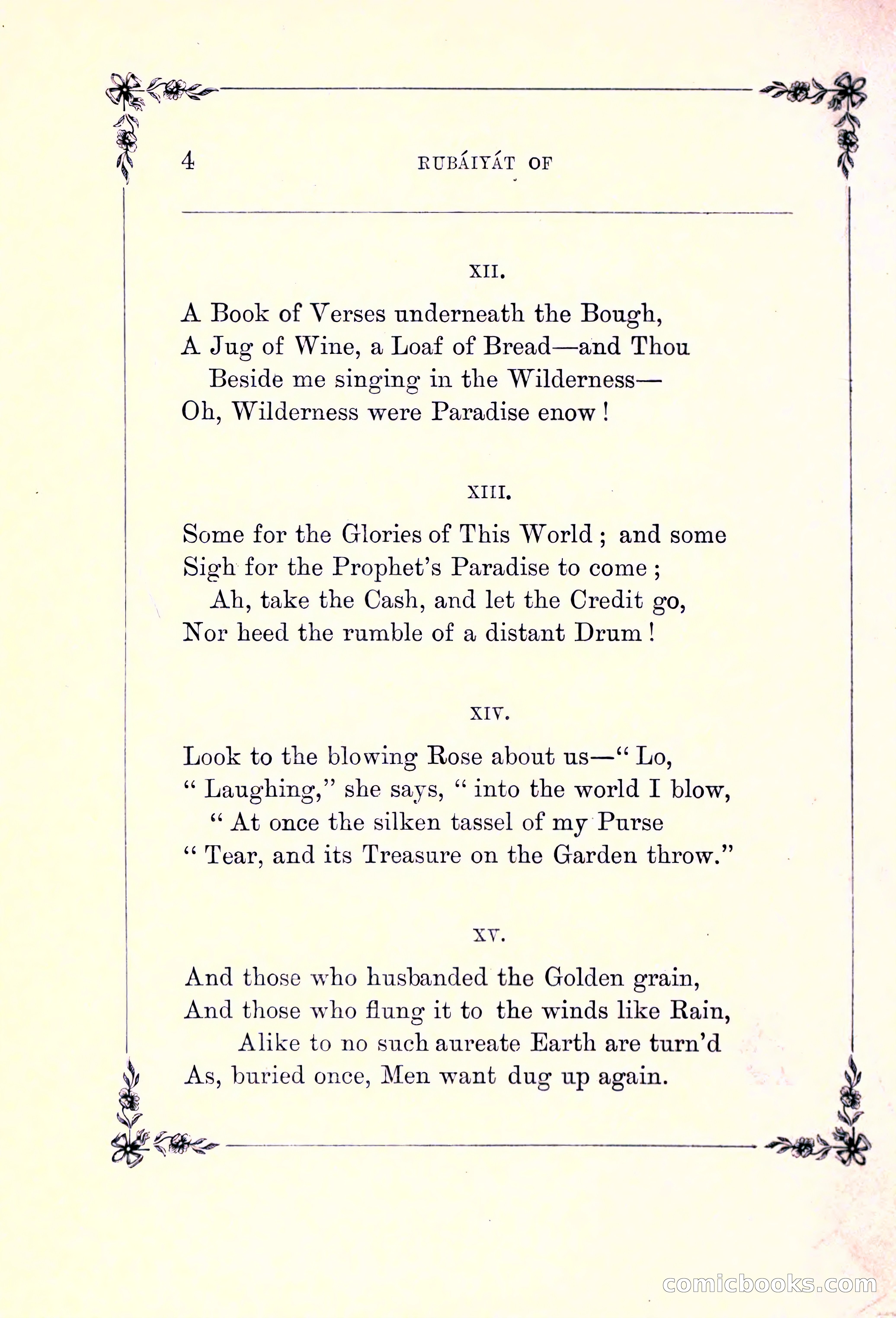 Rubaiyat of Omar Khayyam, and the Salaman and Absal of Jami — page 30 of 142