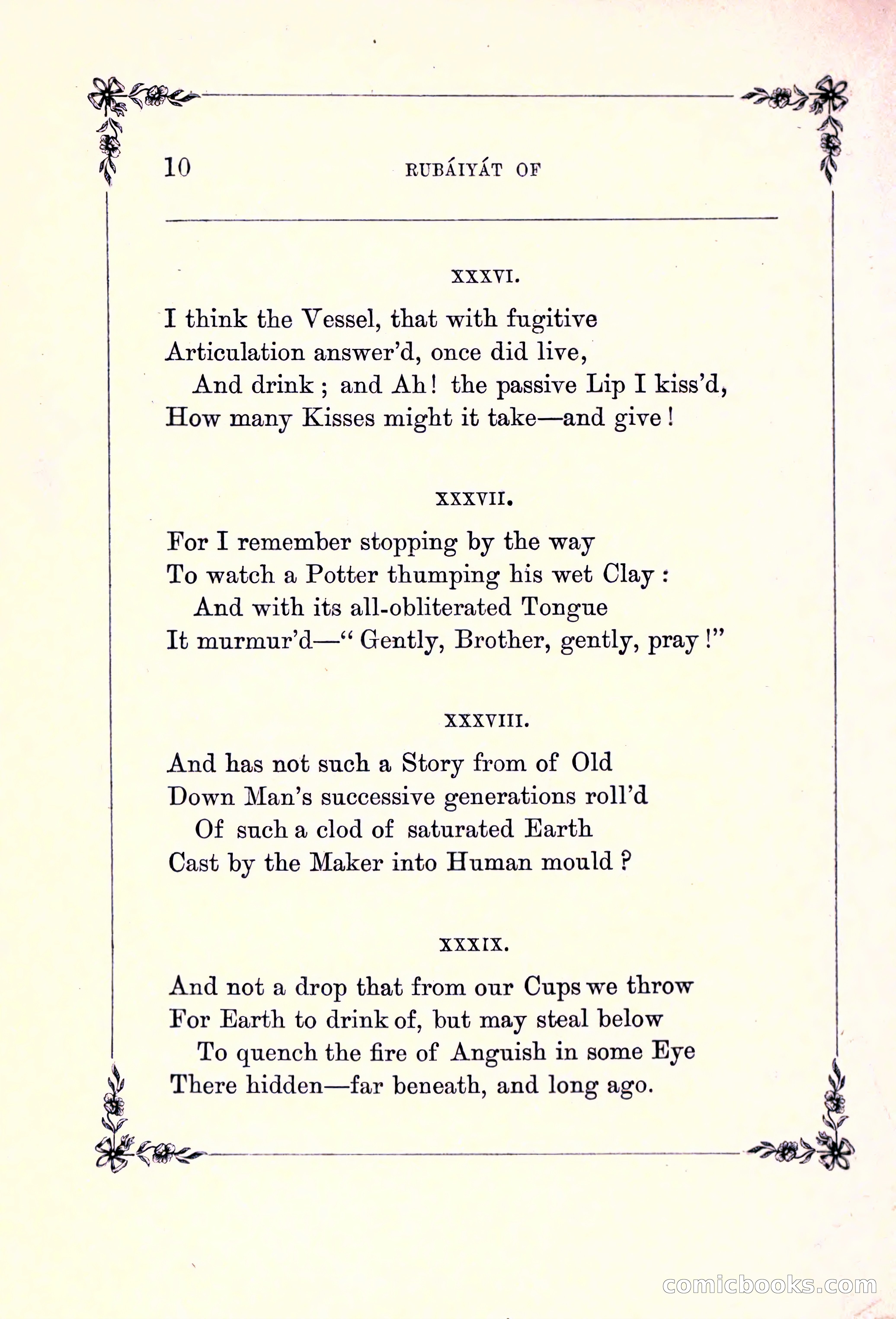 Rubaiyat of Omar Khayyam, and the Salaman and Absal of Jami — page 36 of 142