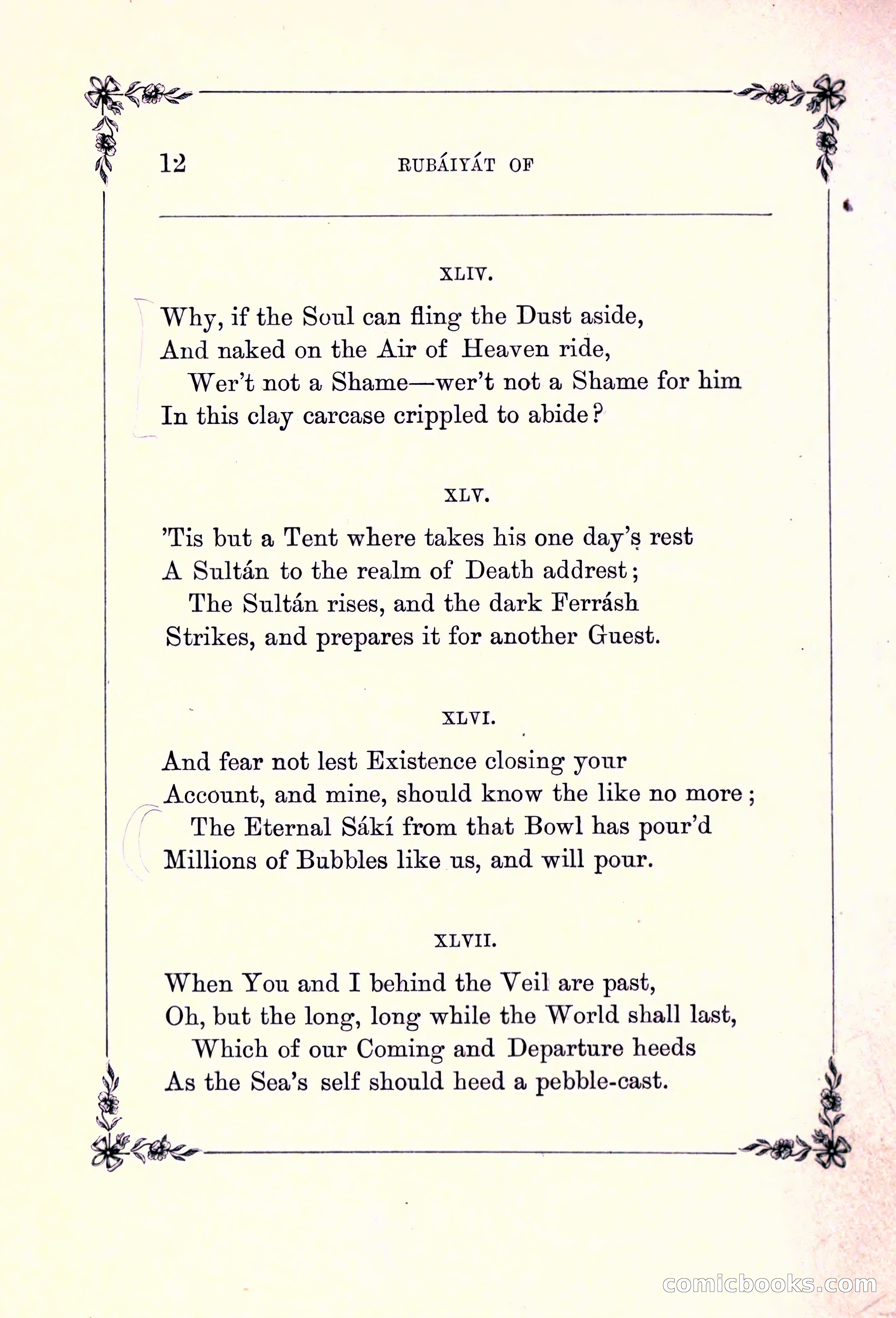 Rubaiyat of Omar Khayyam, and the Salaman and Absal of Jami — page 38 of 142