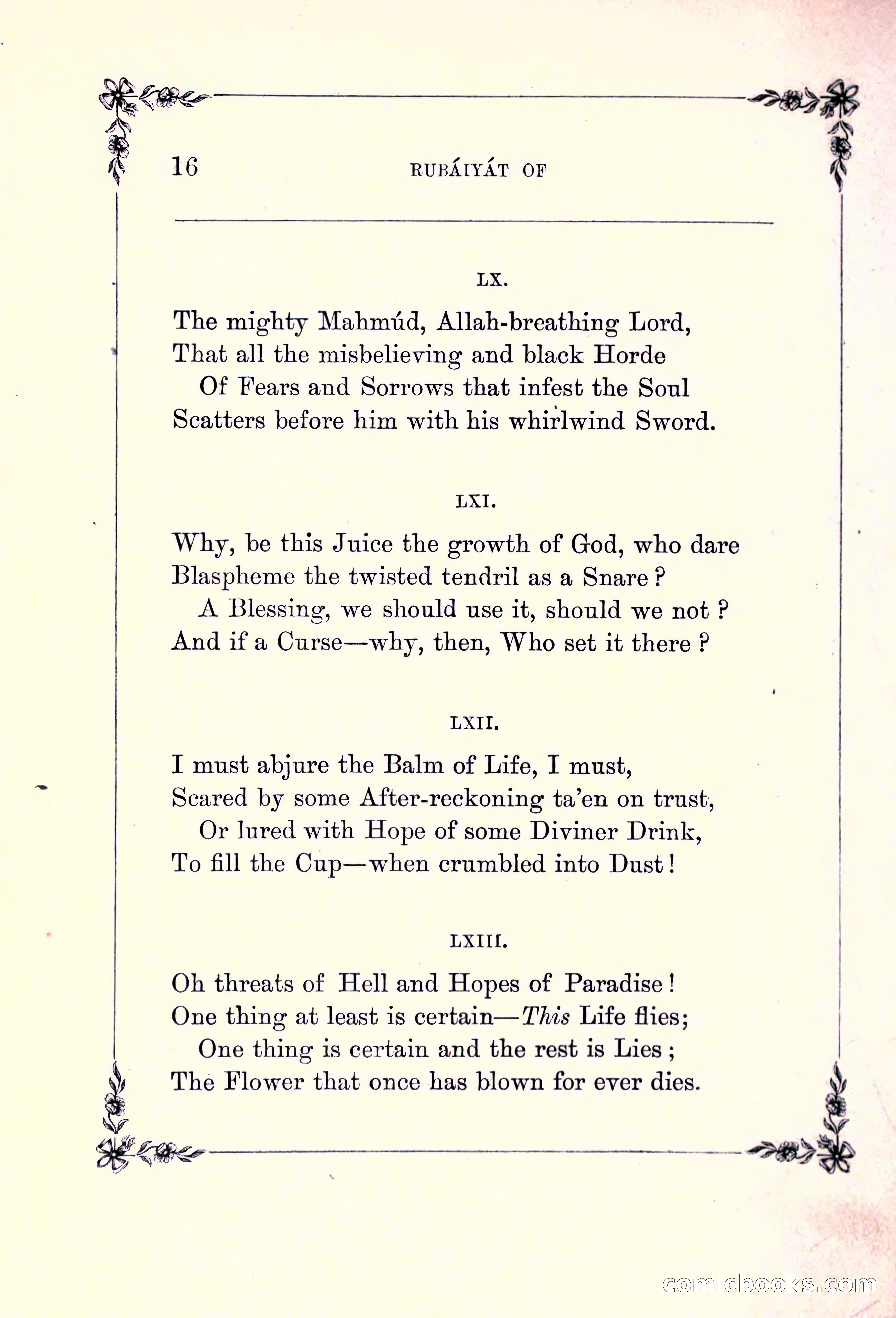 Rubaiyat of Omar Khayyam, and the Salaman and Absal of Jami — page 42 of 142