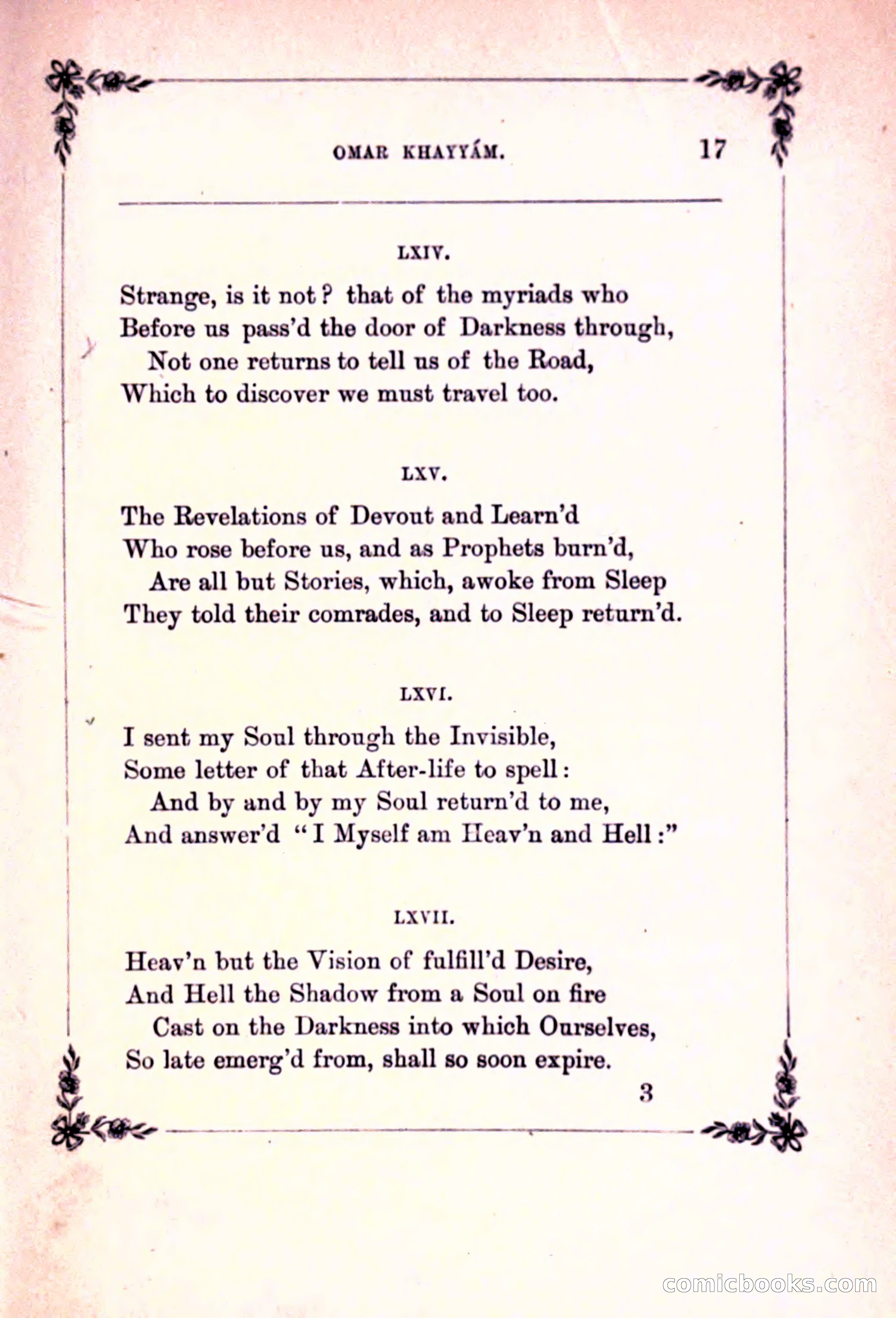 Rubaiyat of Omar Khayyam, and the Salaman and Absal of Jami — page 43 of 142