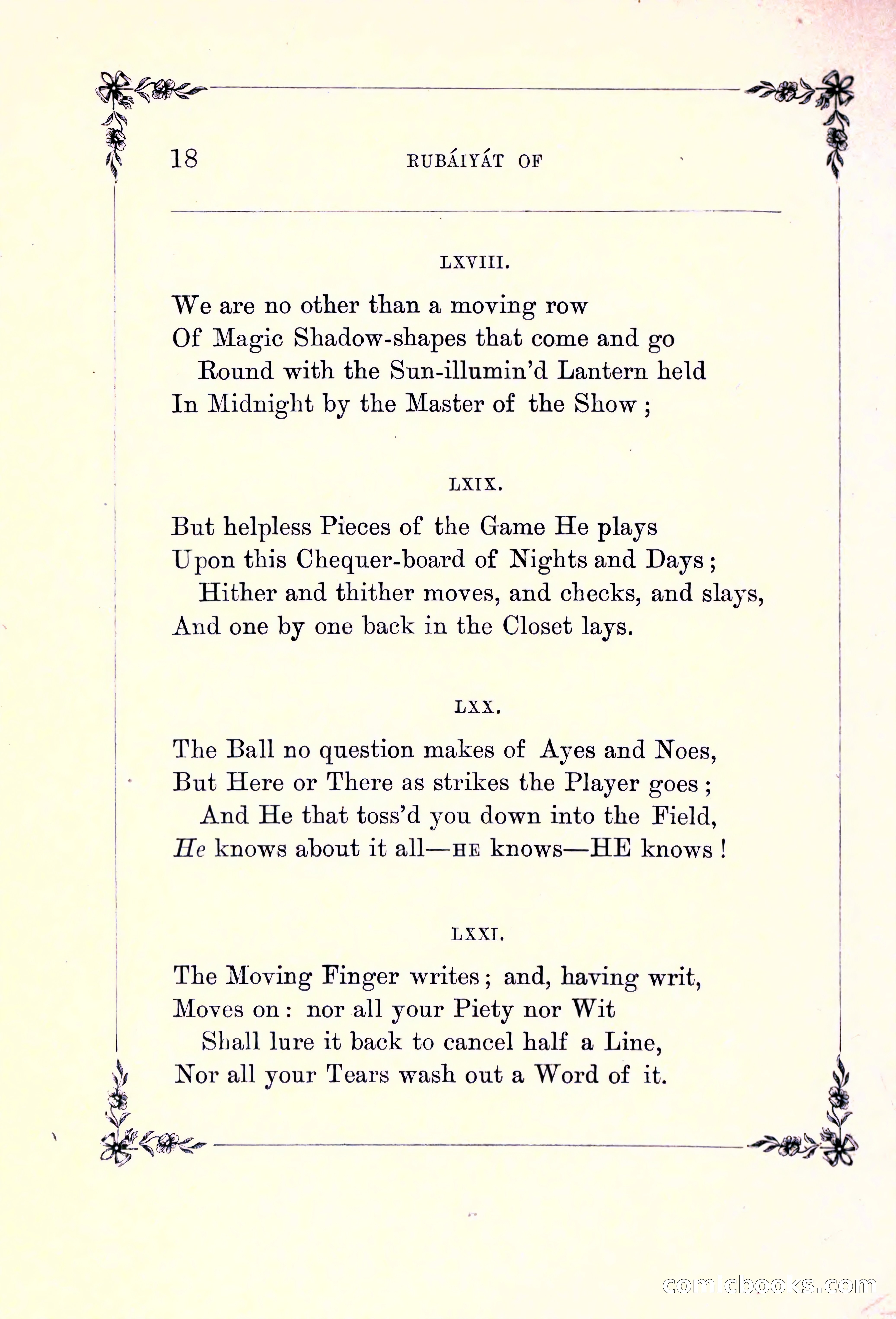 Rubaiyat of Omar Khayyam, and the Salaman and Absal of Jami — page 44 of 142
