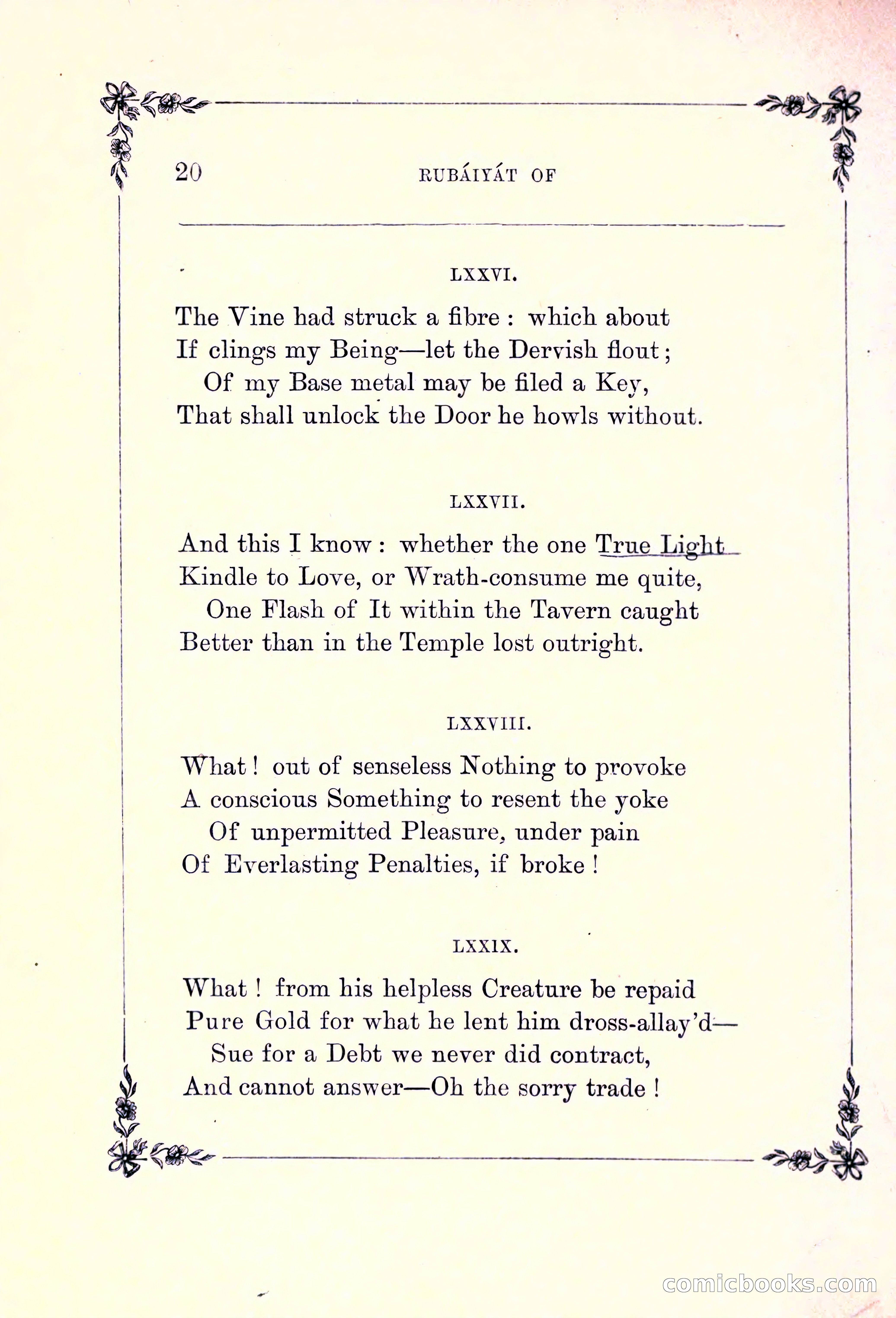 Rubaiyat of Omar Khayyam, and the Salaman and Absal of Jami — page 46 of 142
