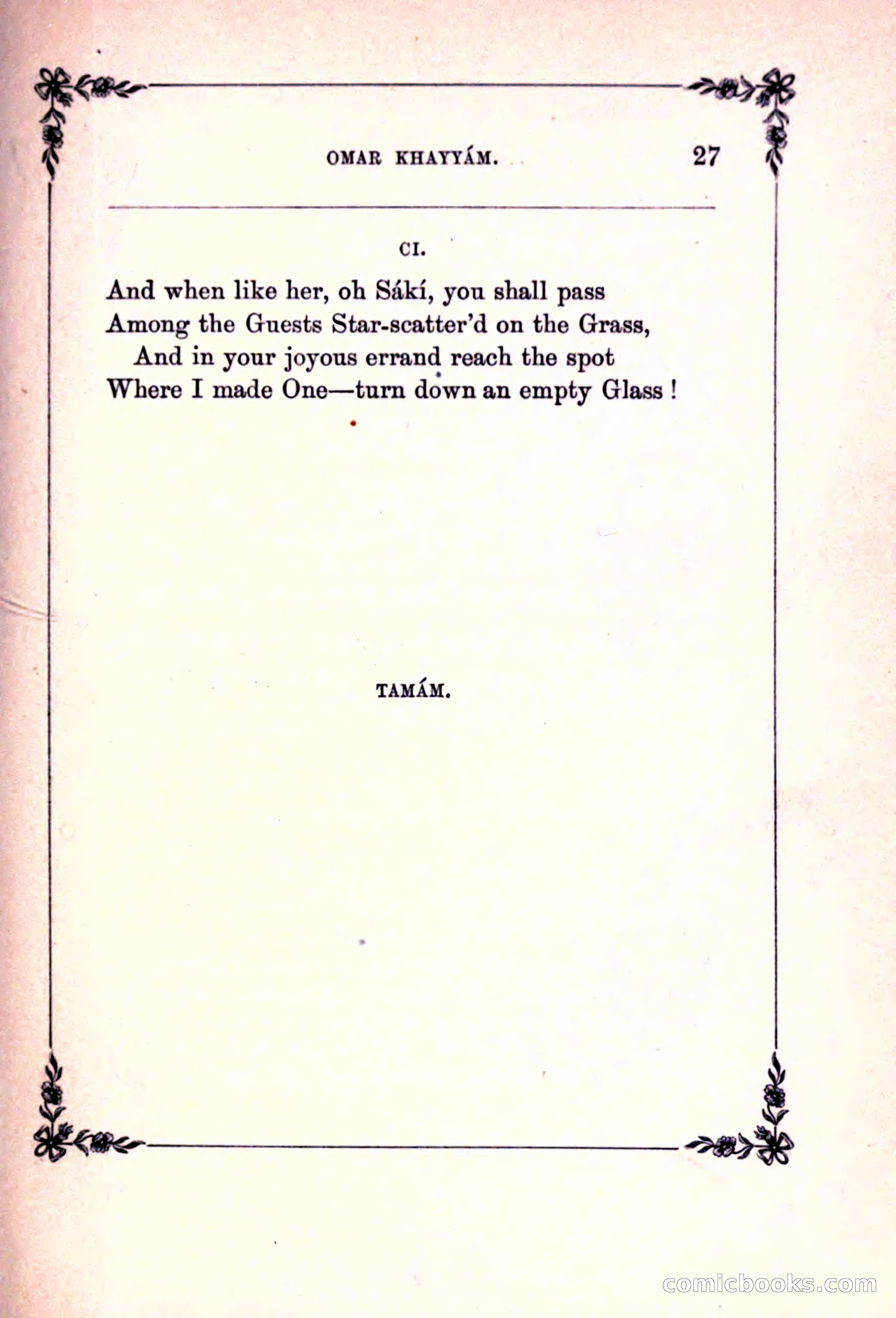 Rubaiyat of Omar Khayyam, and the Salaman and Absal of Jami — page 53 of 142