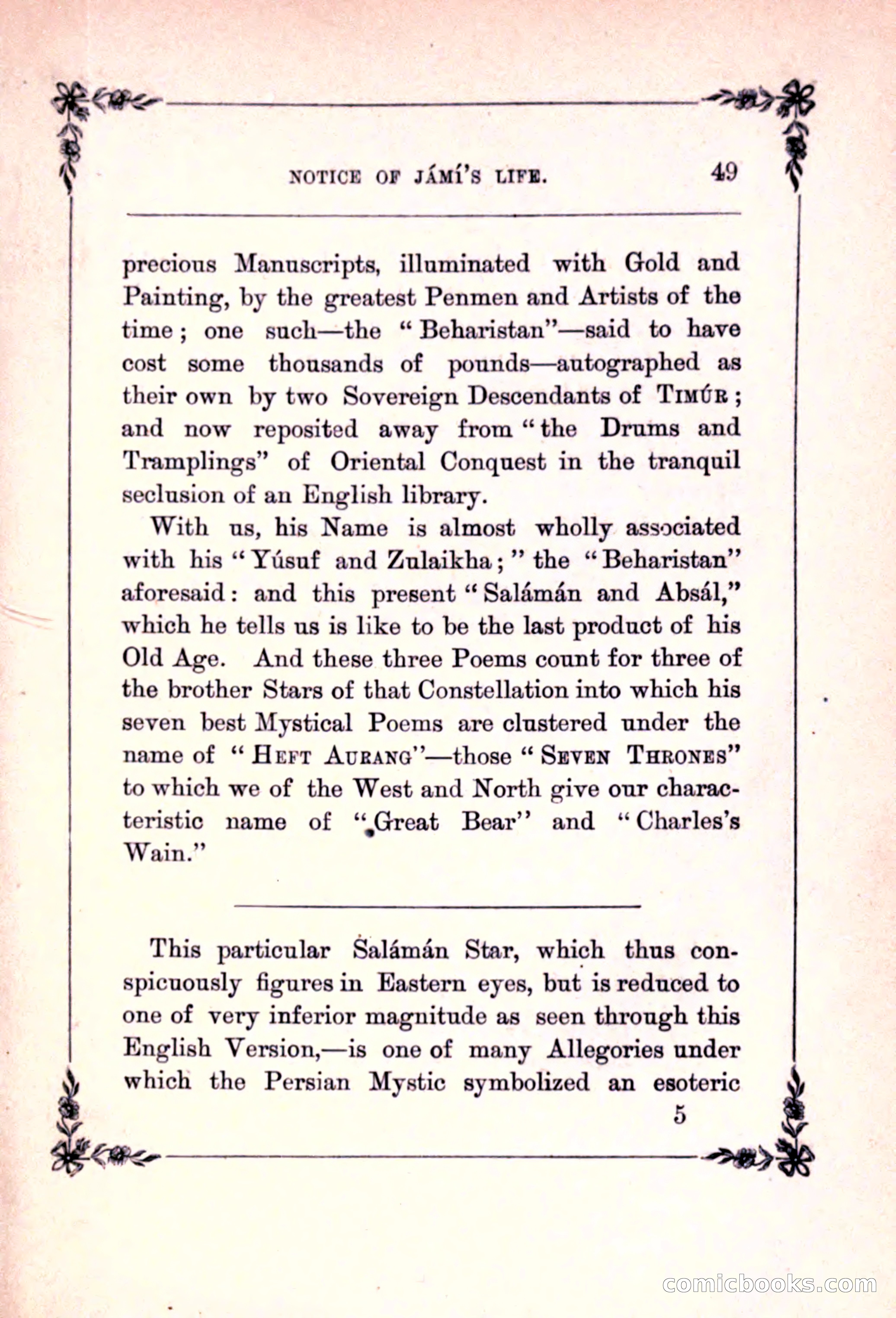Rubaiyat of Omar Khayyam, and the Salaman and Absal of Jami — page 75 of 142
