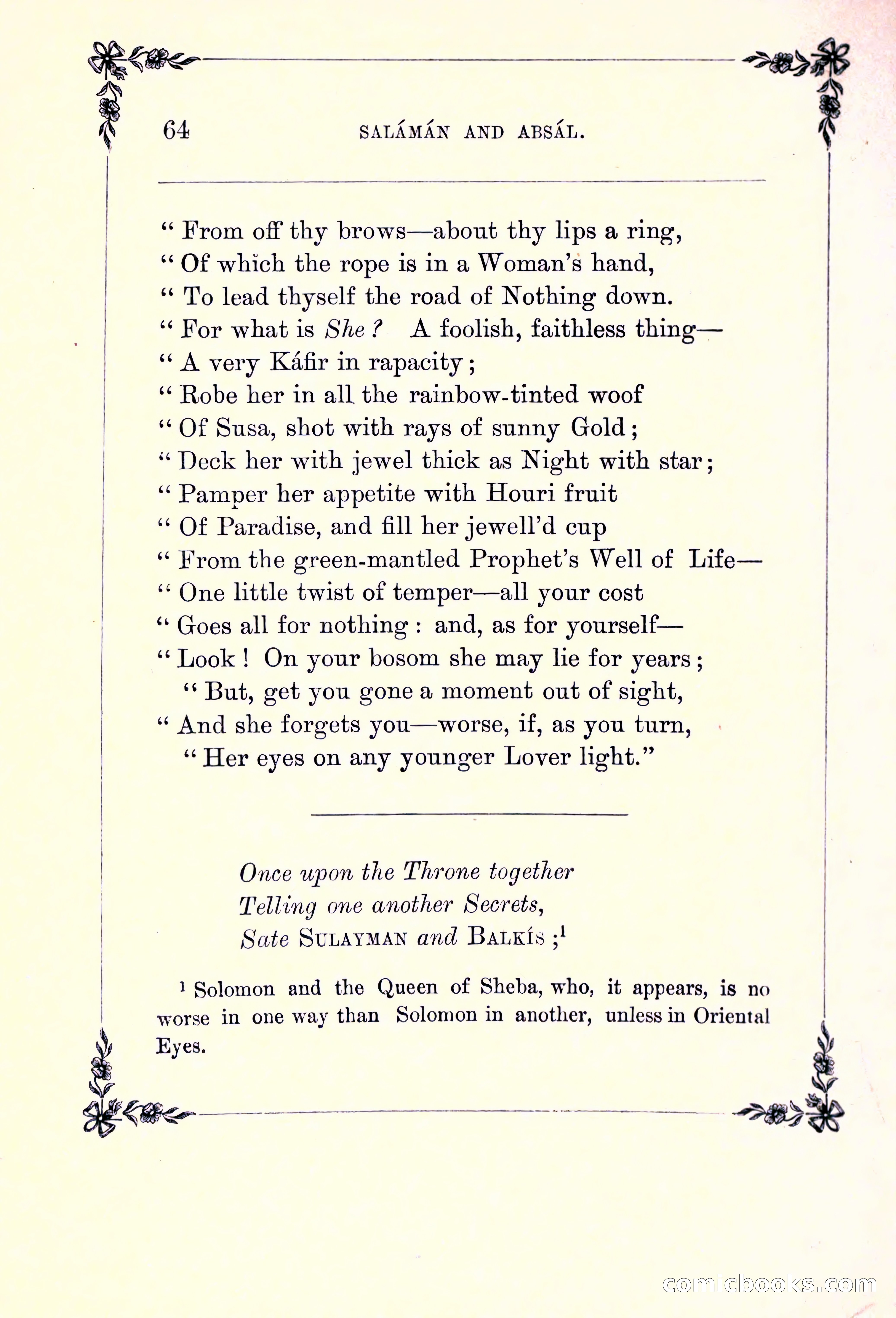 Rubaiyat of Omar Khayyam, and the Salaman and Absal of Jami — page 90 of 142