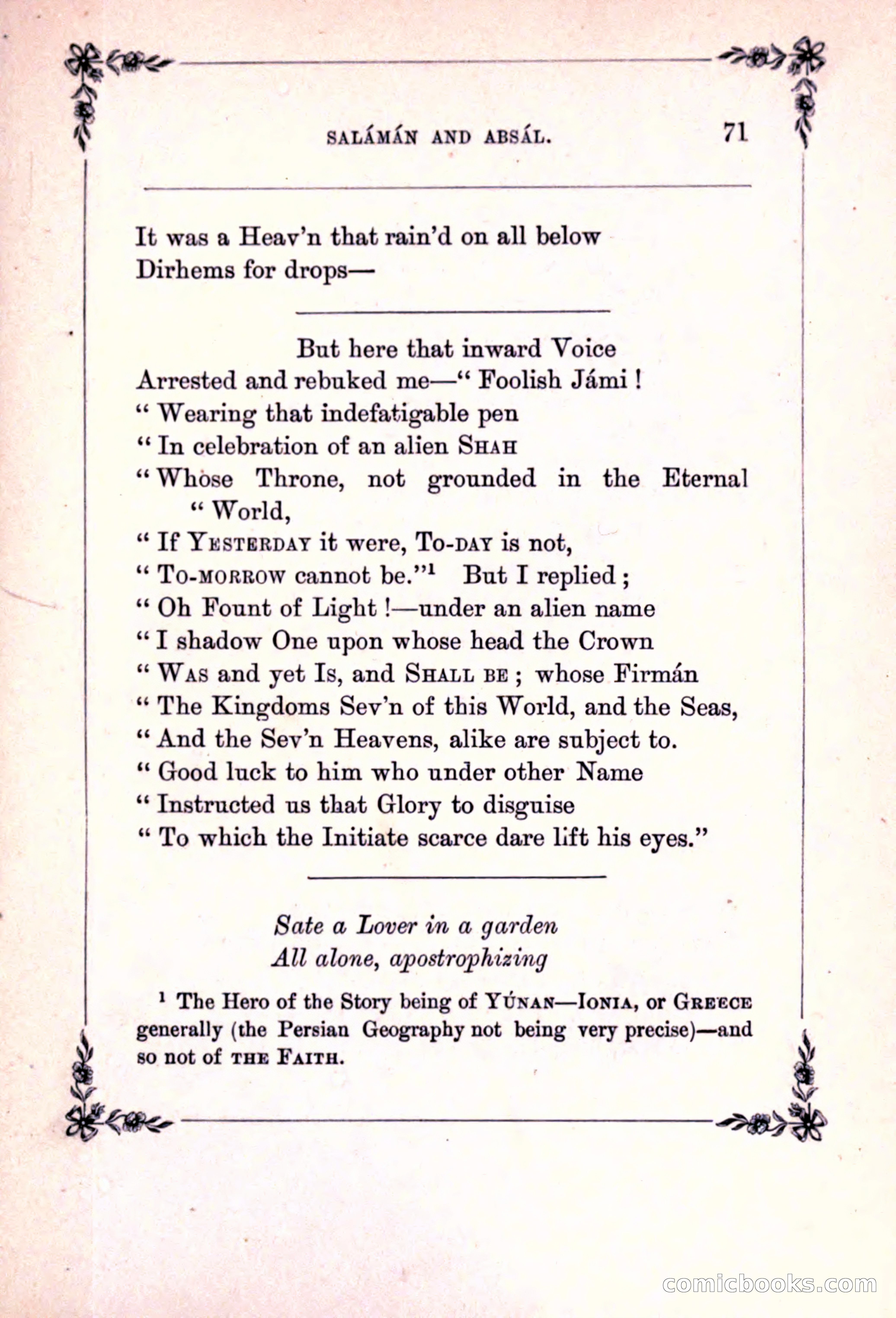 Rubaiyat of Omar Khayyam, and the Salaman and Absal of Jami — page 97 of 142