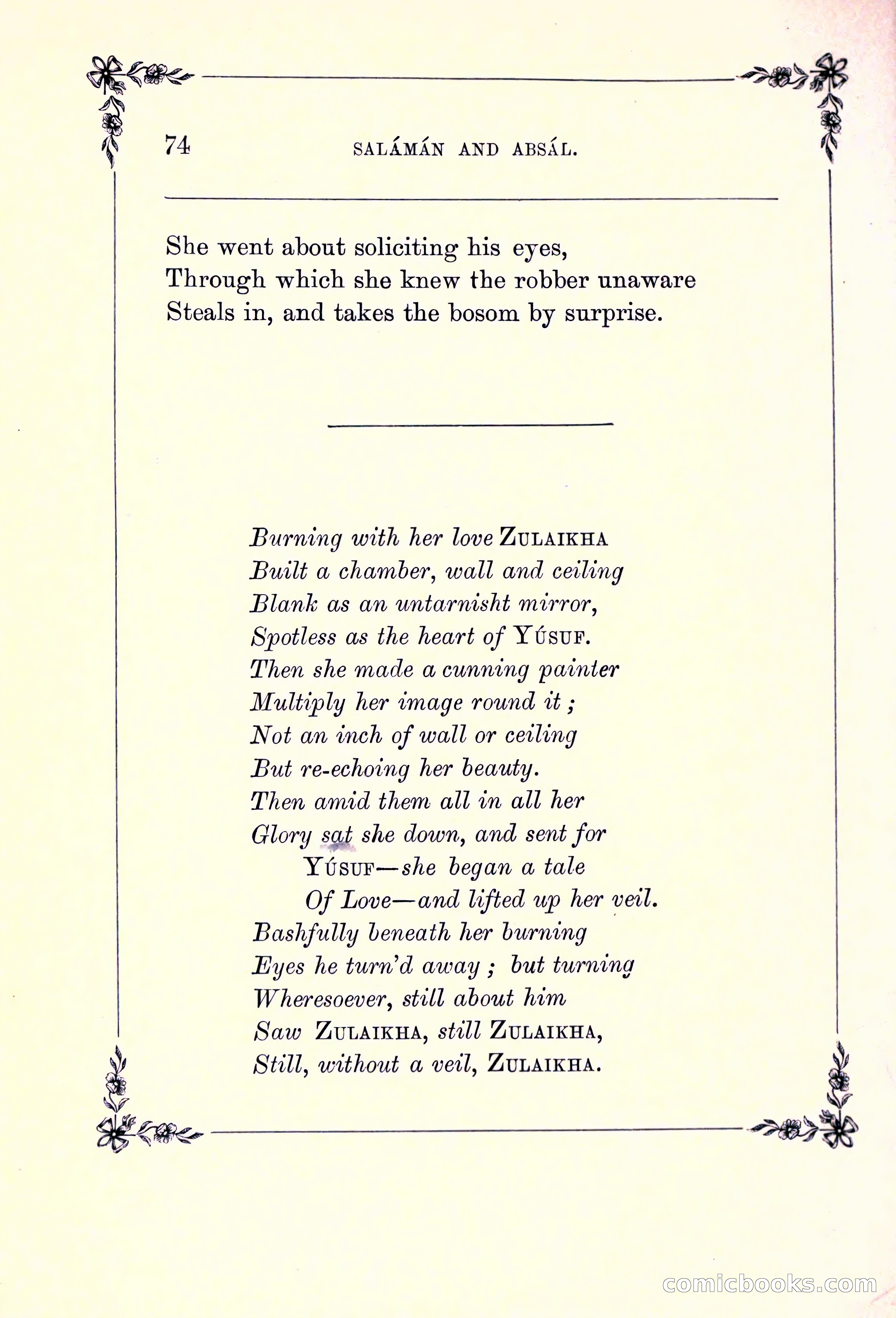 Rubaiyat of Omar Khayyam, and the Salaman and Absal of Jami — page 100 of 142