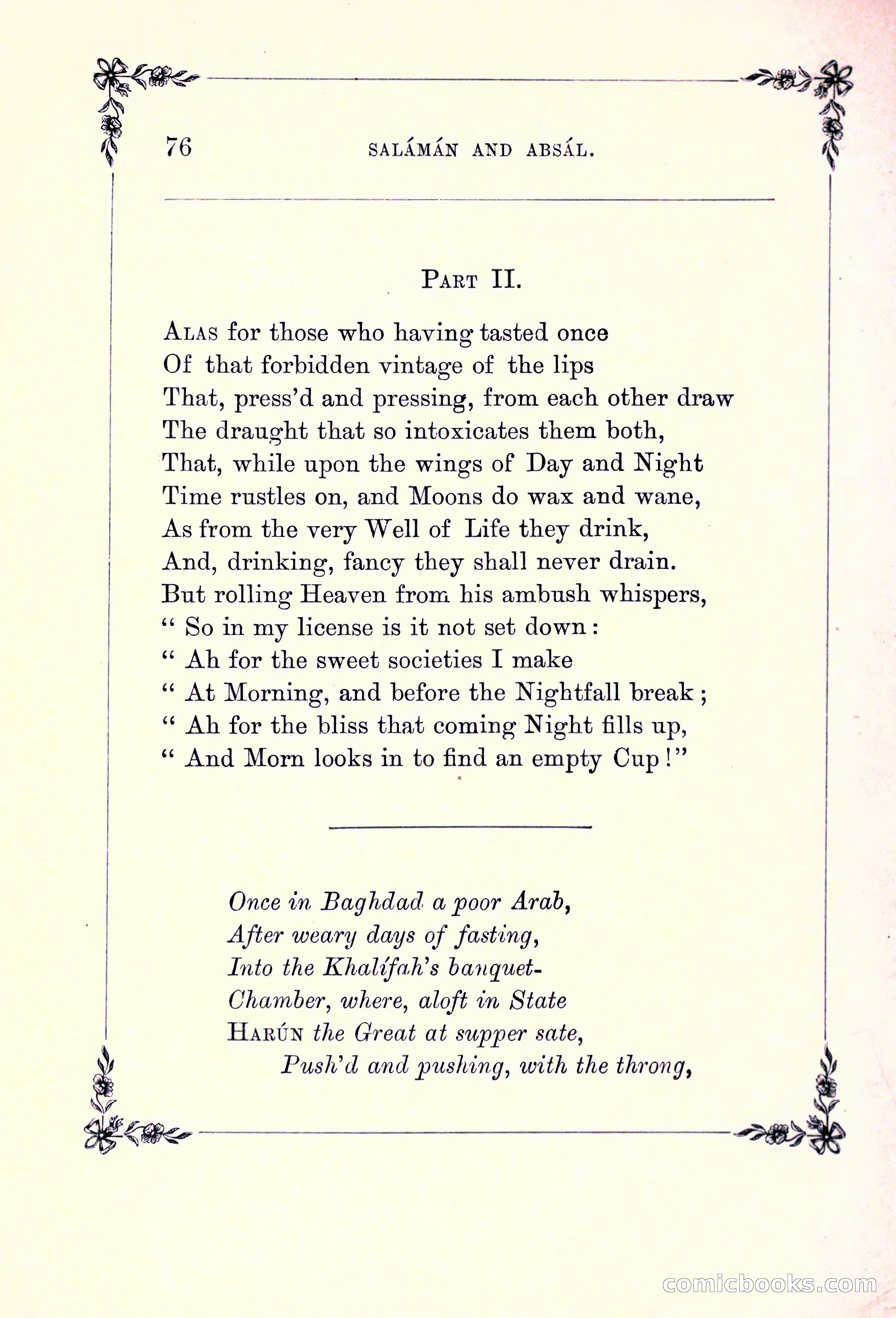Rubaiyat of Omar Khayyam, and the Salaman and Absal of Jami — page 102 of 142