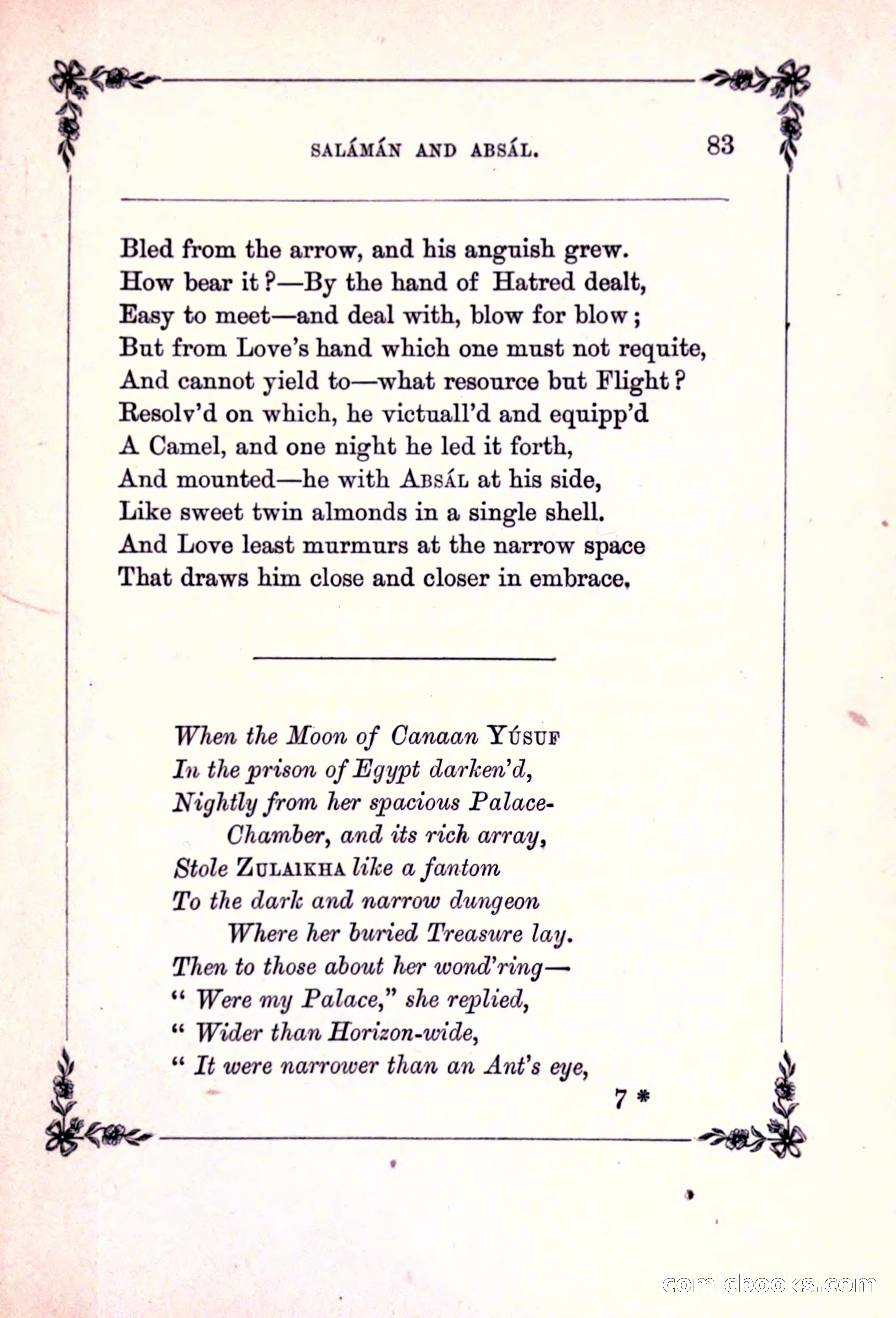 Rubaiyat of Omar Khayyam, and the Salaman and Absal of Jami — page 109 of 142
