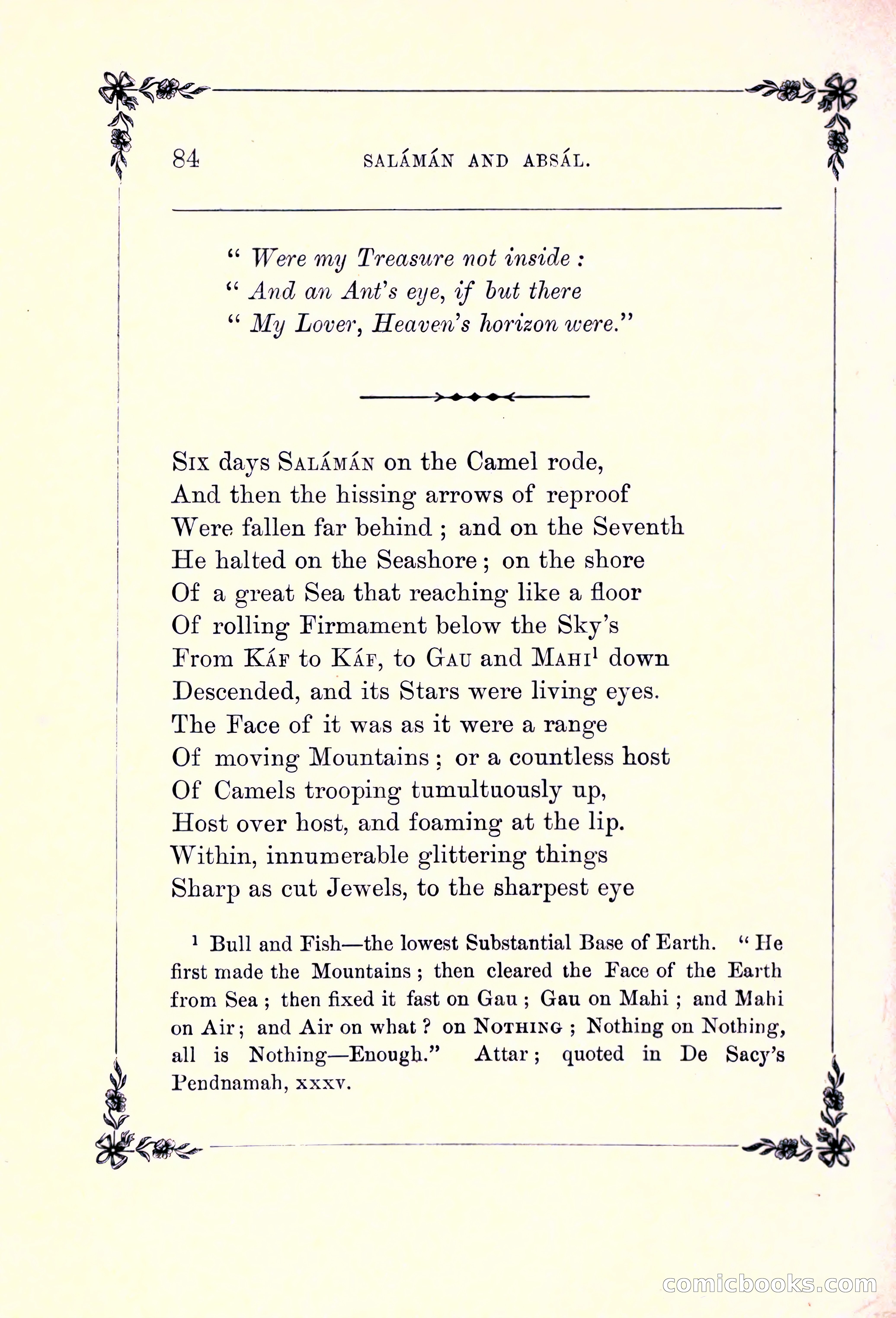 Rubaiyat of Omar Khayyam, and the Salaman and Absal of Jami — page 110 of 142