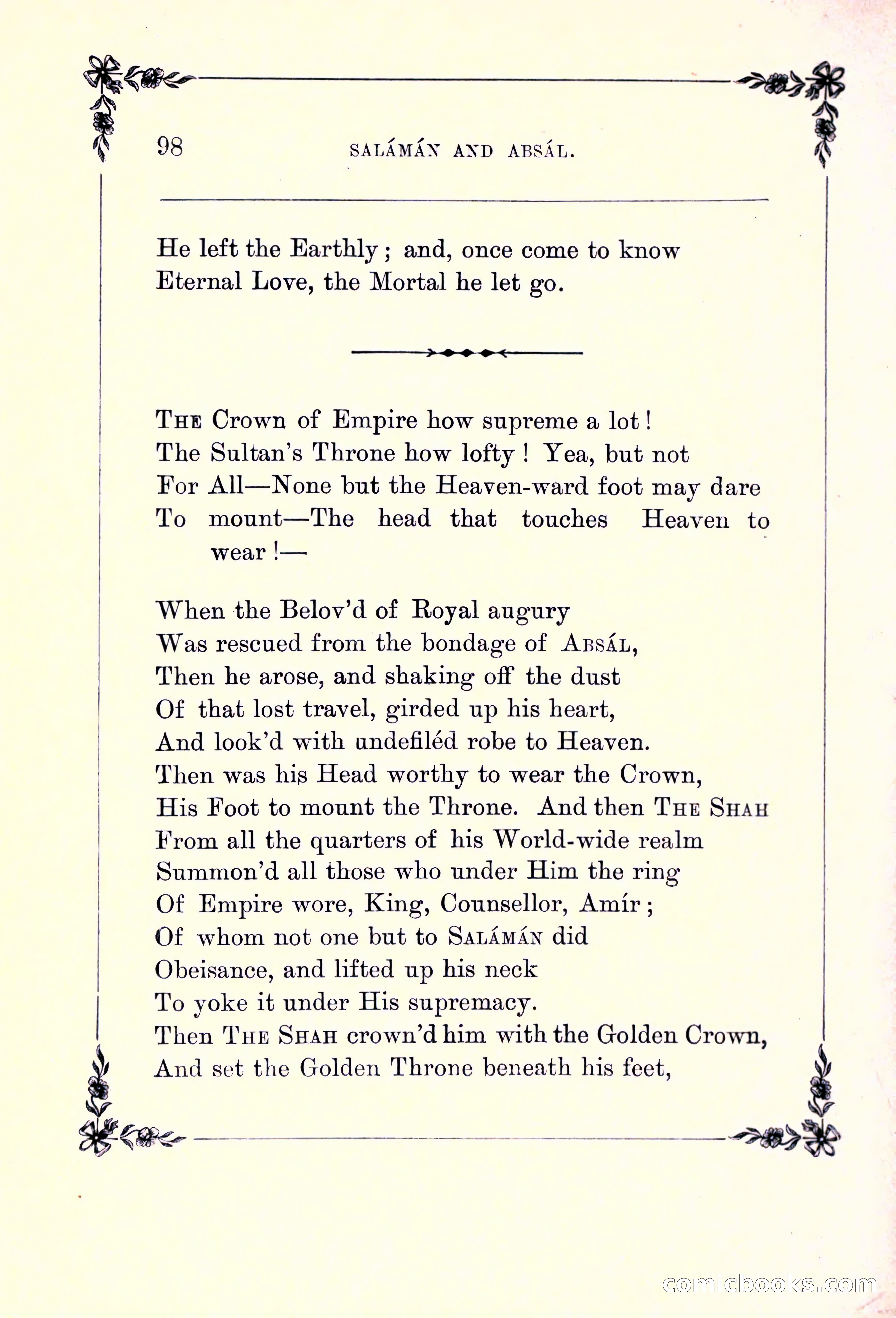 Rubaiyat of Omar Khayyam, and the Salaman and Absal of Jami — page 124 of 142