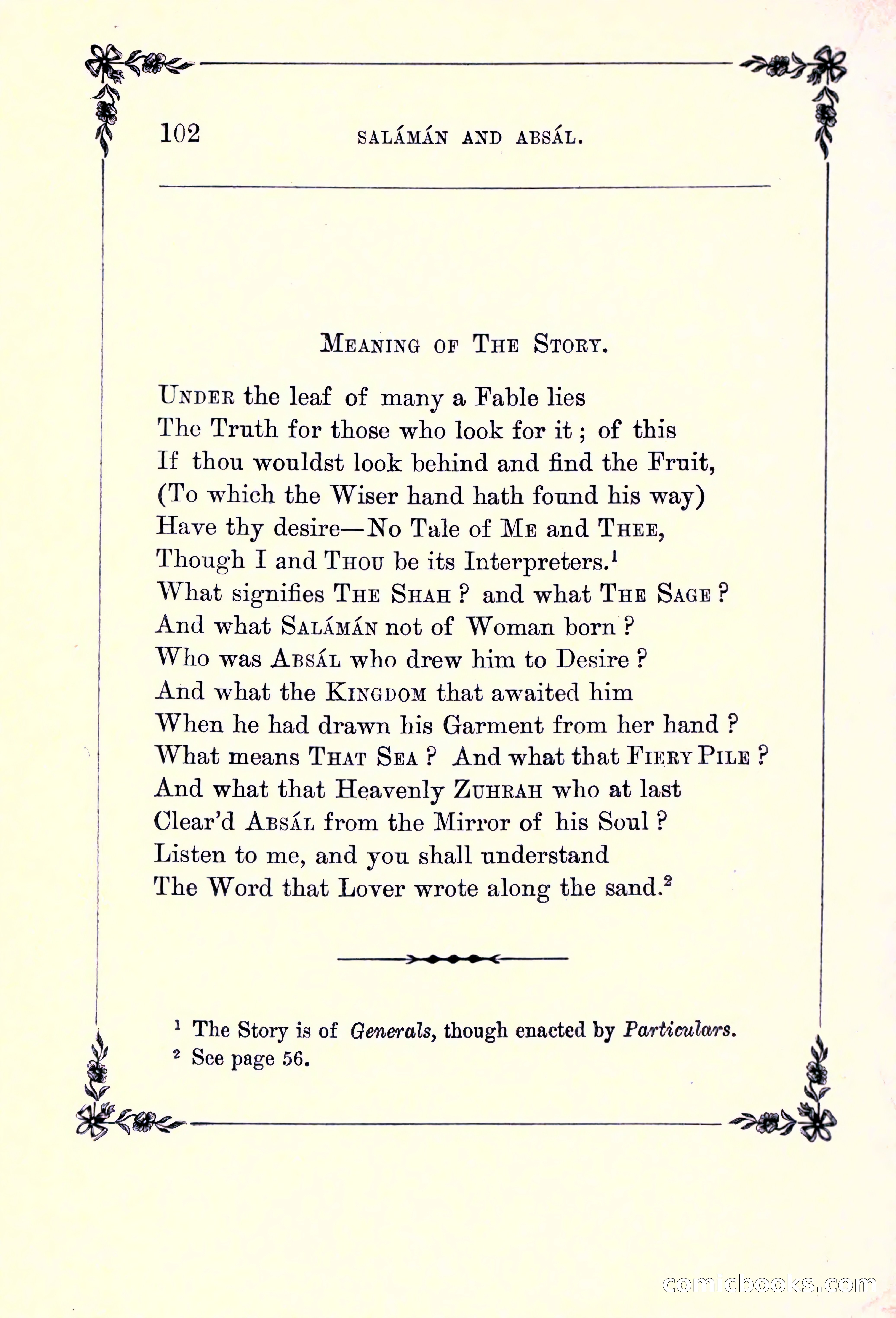 Rubaiyat of Omar Khayyam, and the Salaman and Absal of Jami — page 128 of 142