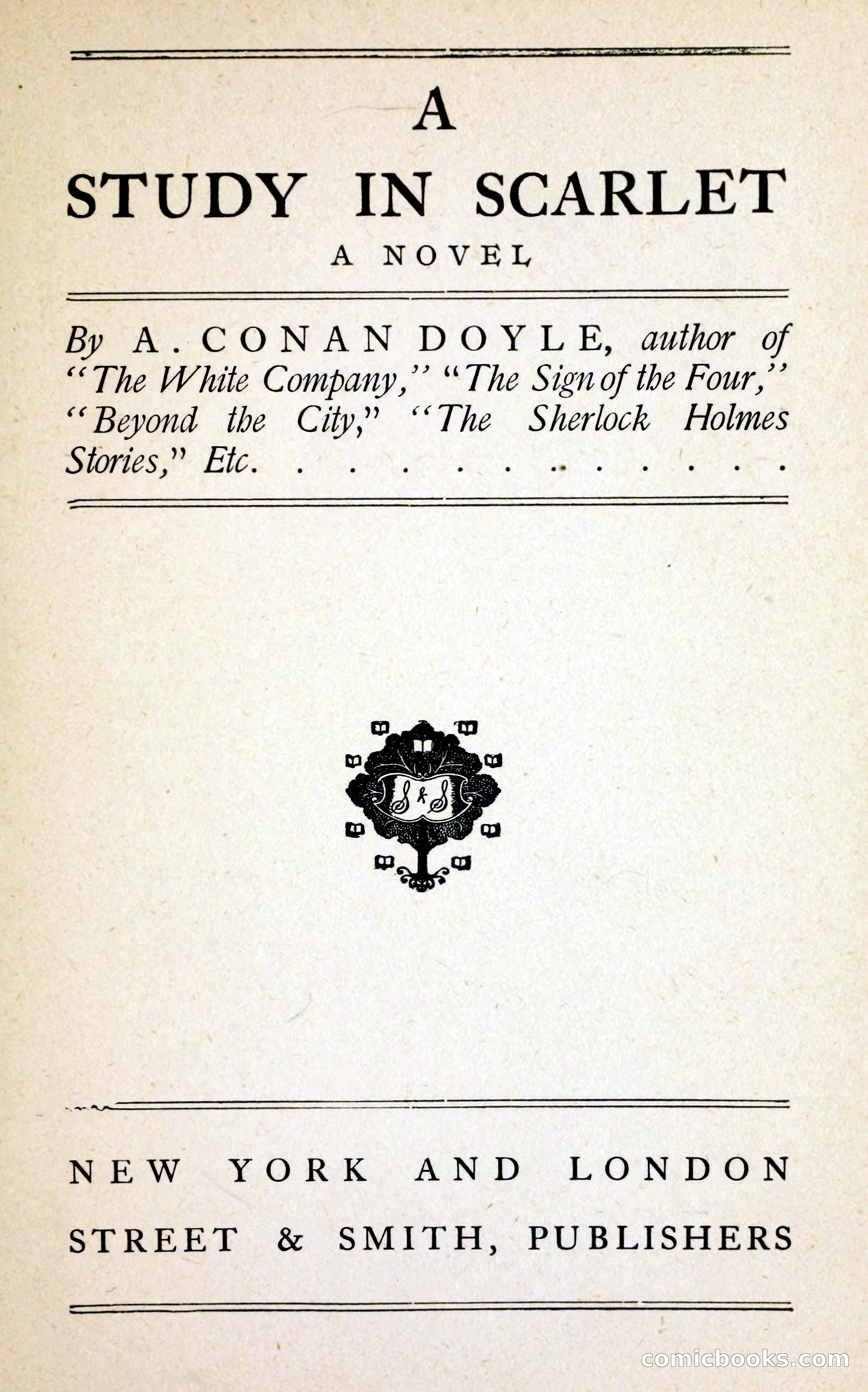 A Study in Scarlet (Serial Edition Cover) — page 9 of 196