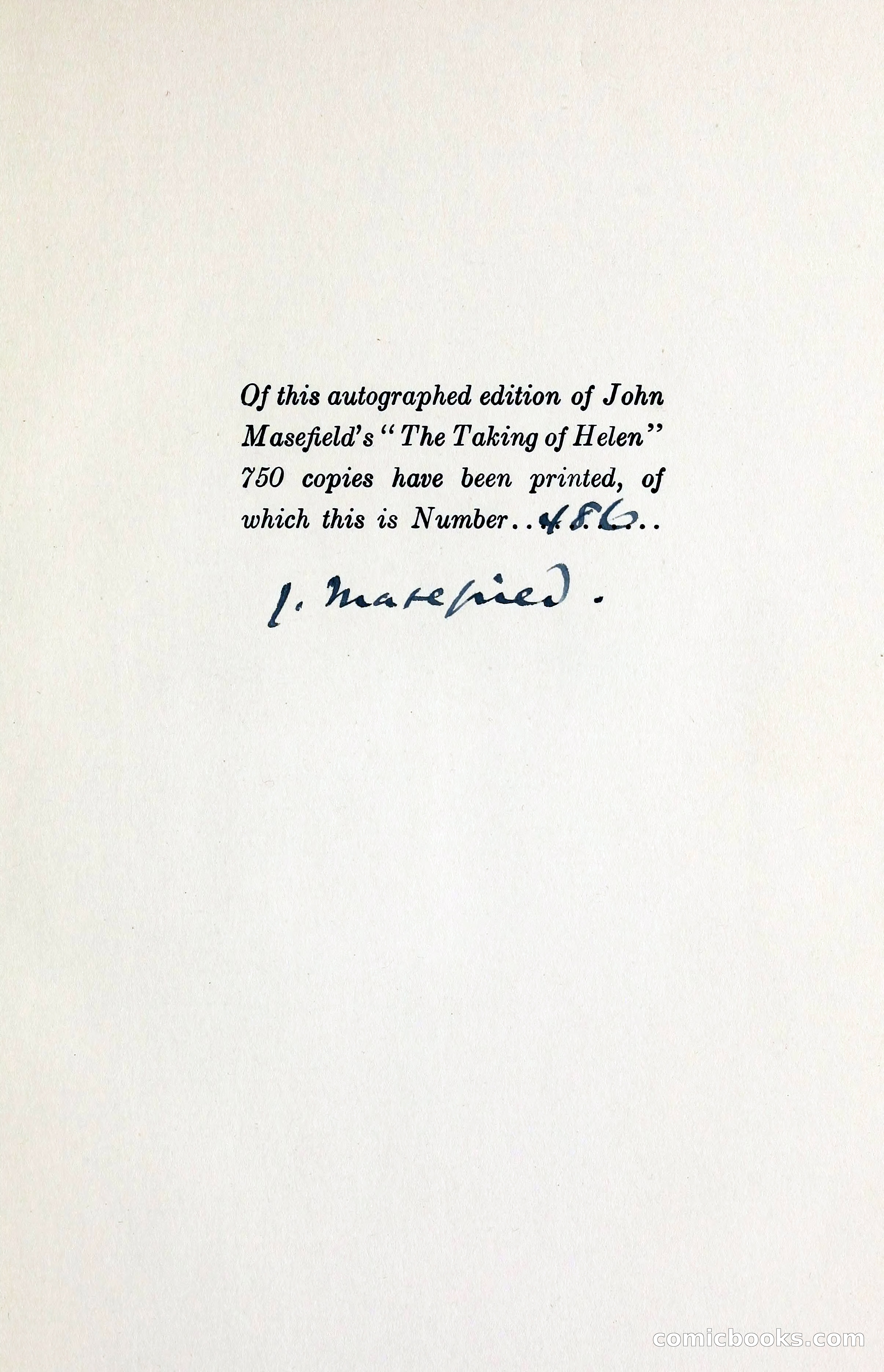 The Taking of Helen by John Masefield — page 5 of 116