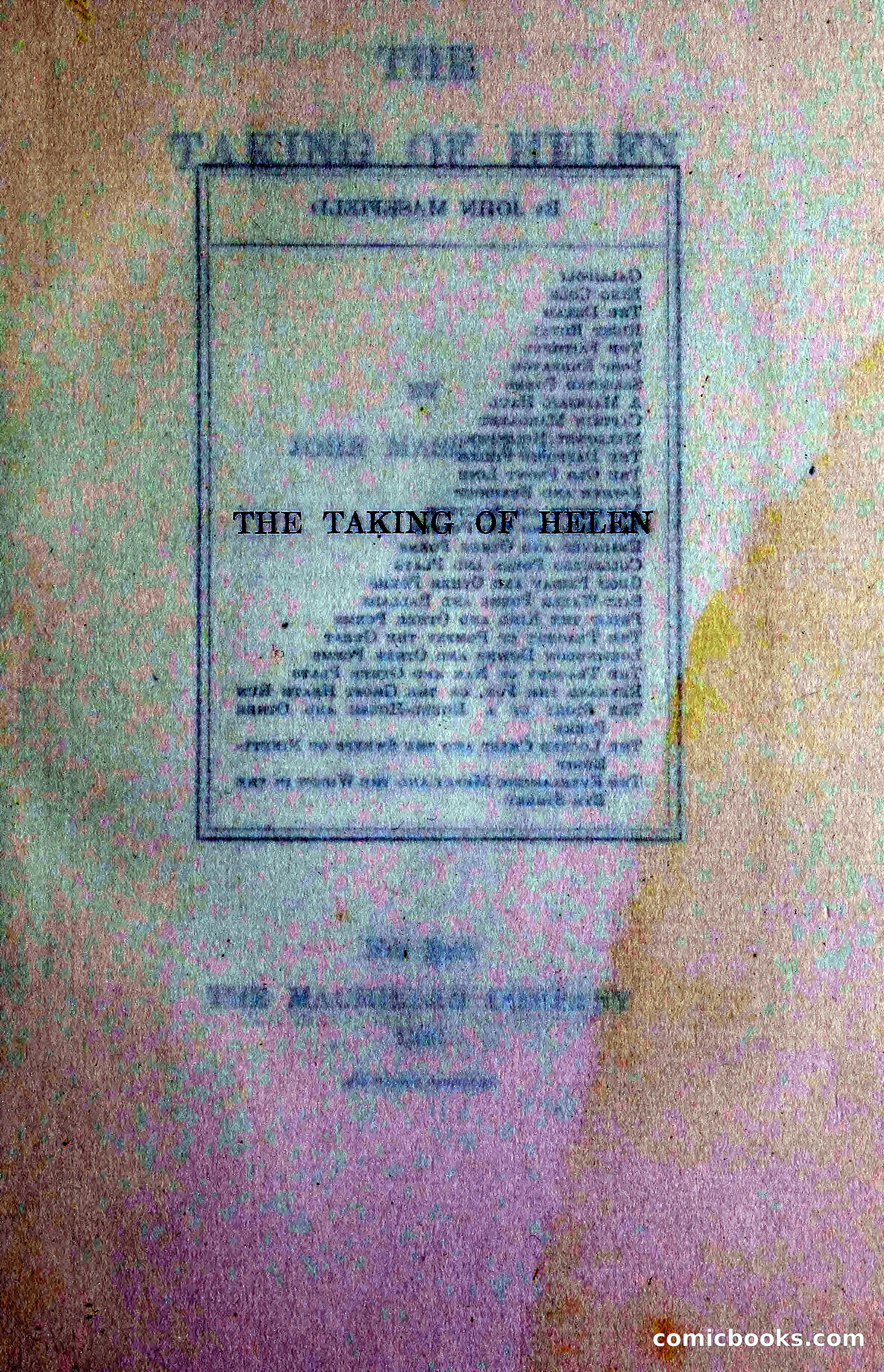 The Taking of Helen by John Masefield — page 7 of 116