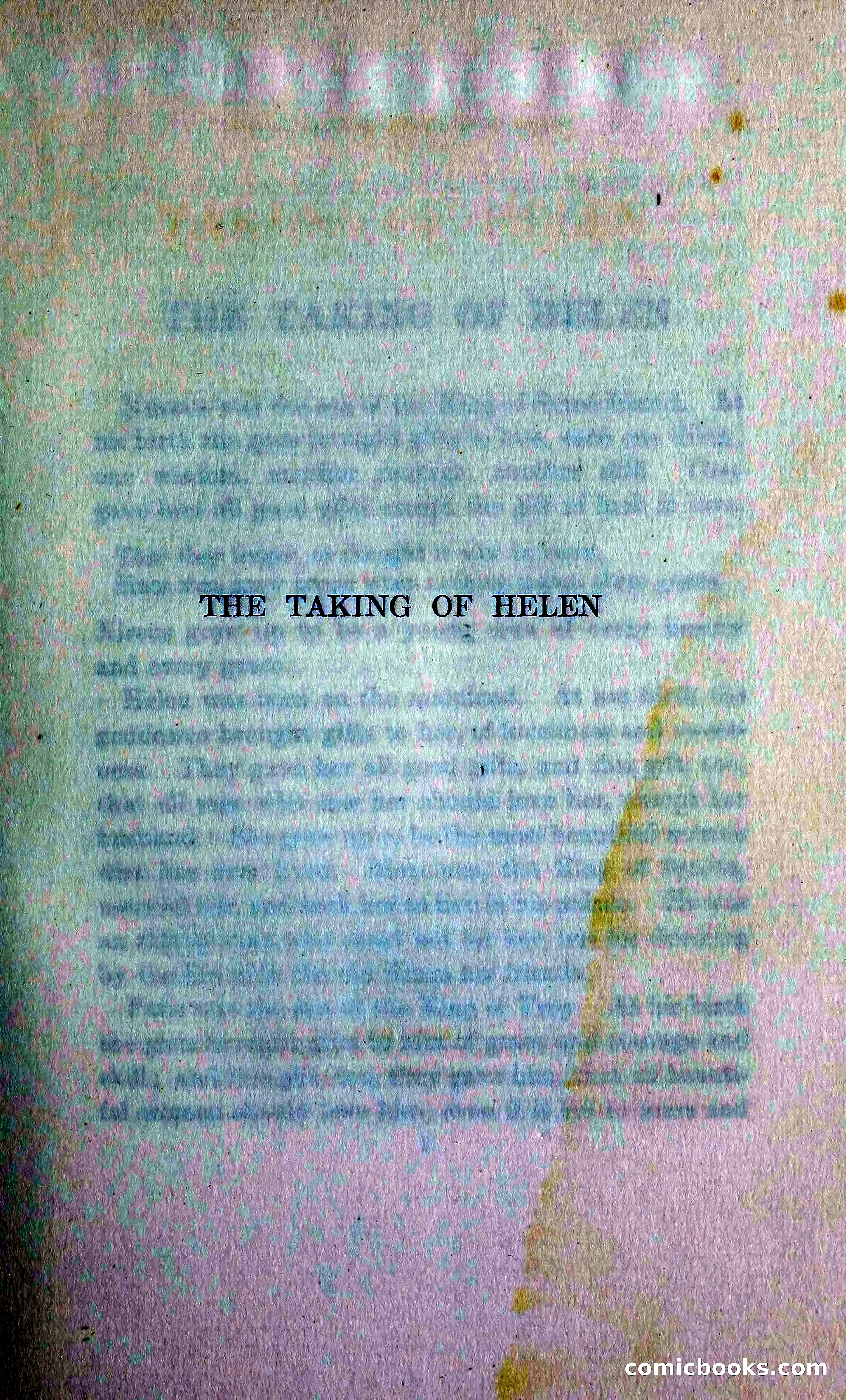 The Taking of Helen by John Masefield — page 11 of 116