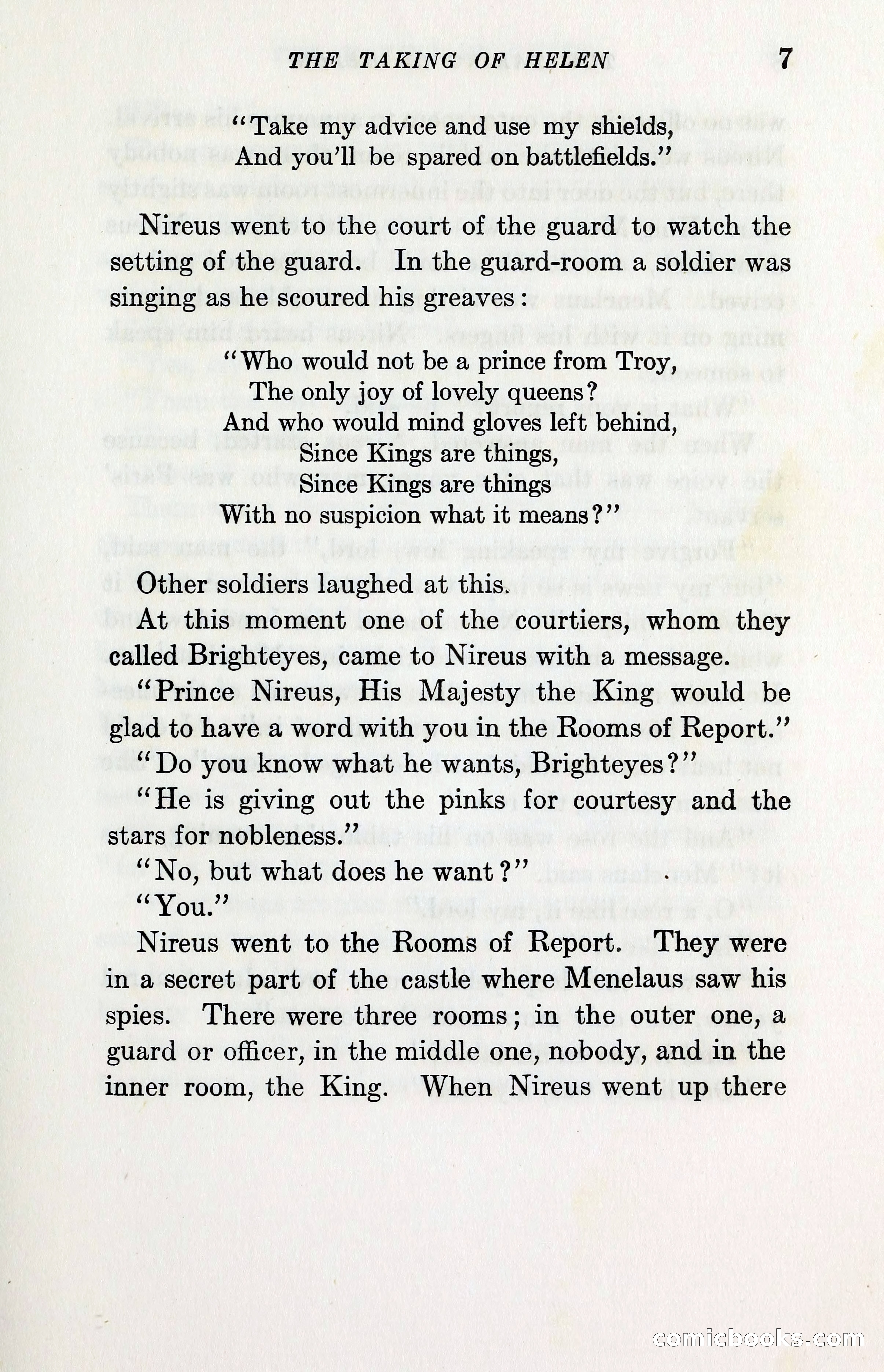 The Taking of Helen by John Masefield — page 19 of 116