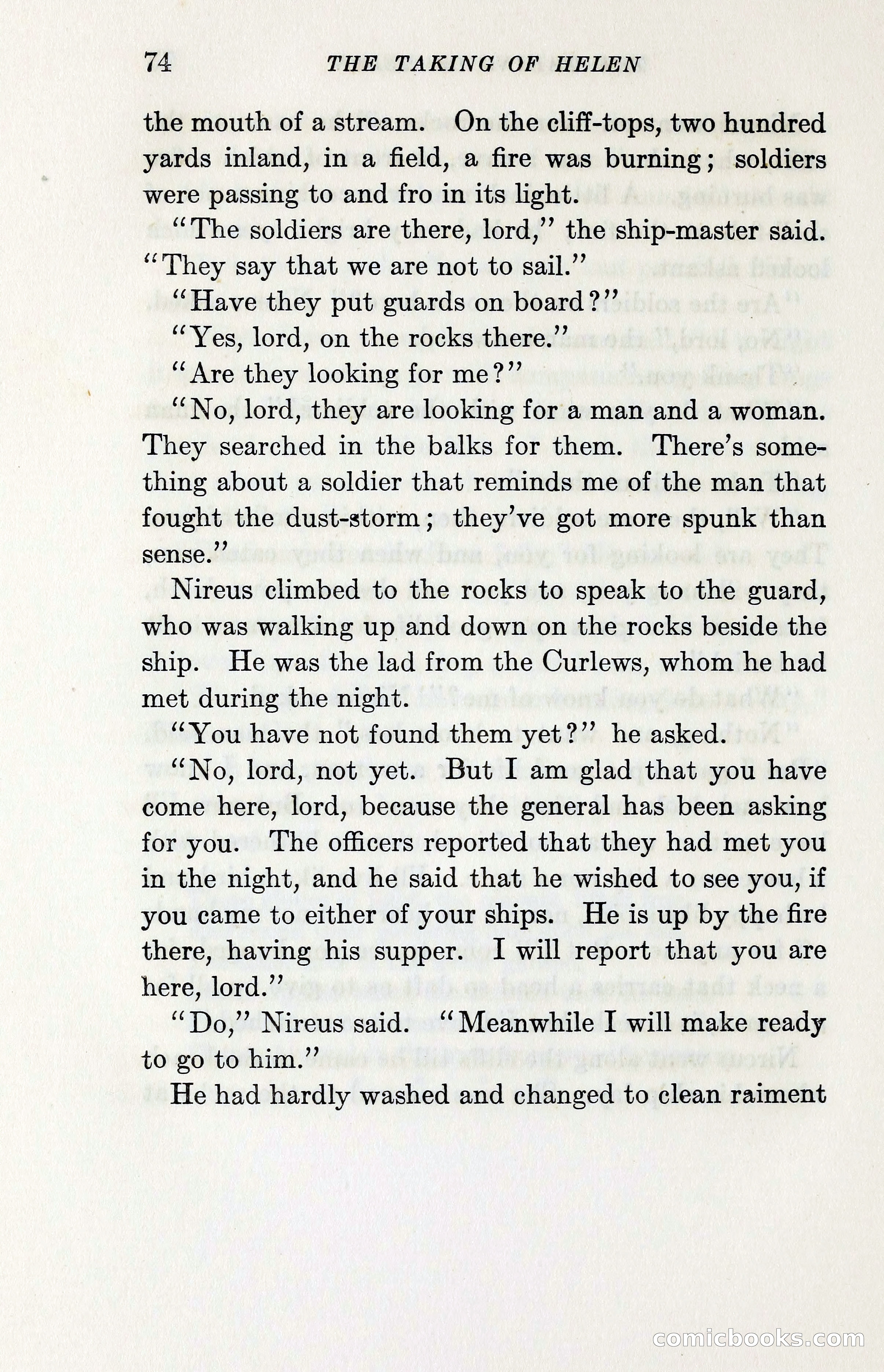 The Taking of Helen by John Masefield — page 86 of 116