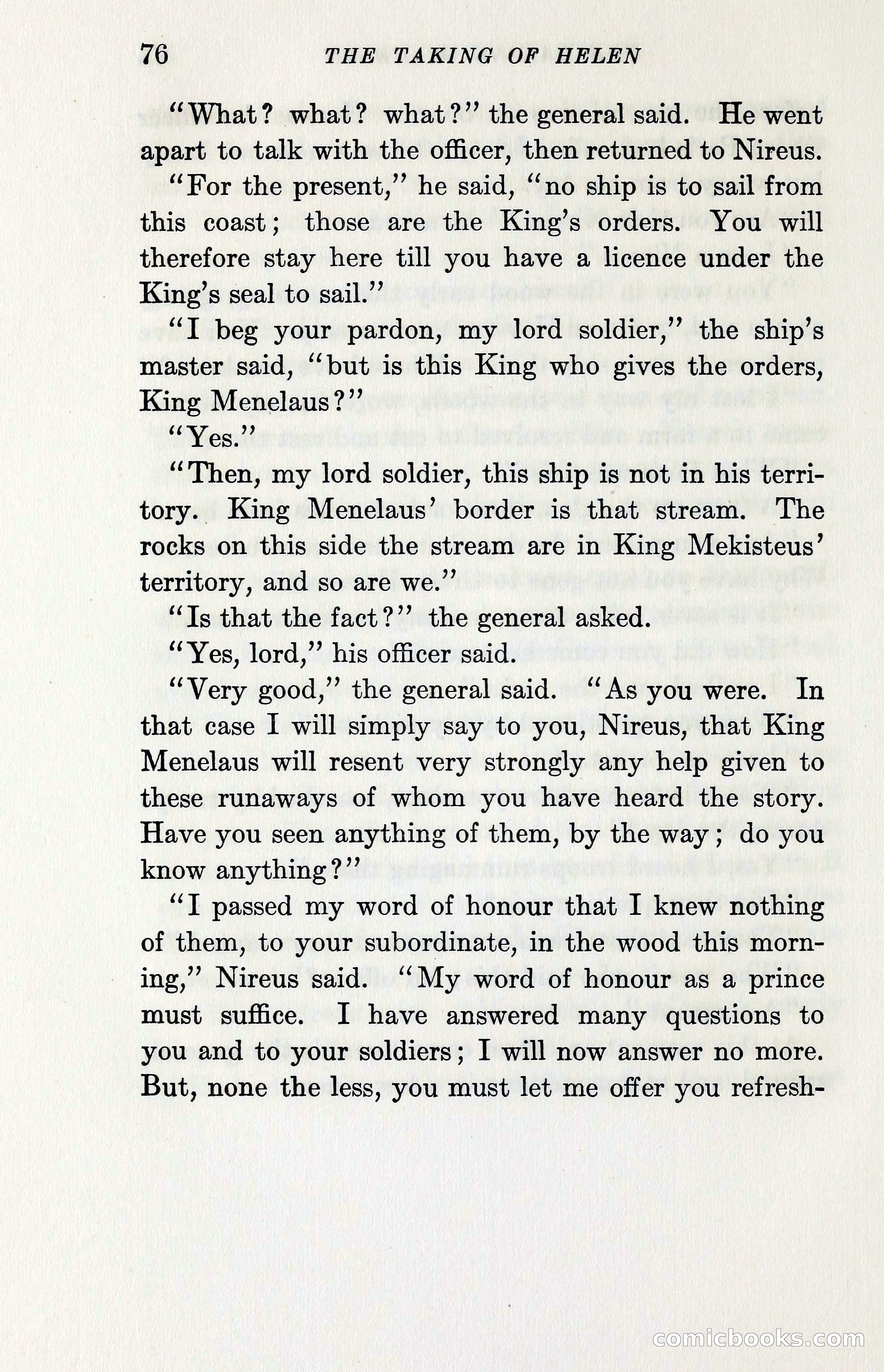 The Taking of Helen by John Masefield — page 88 of 116