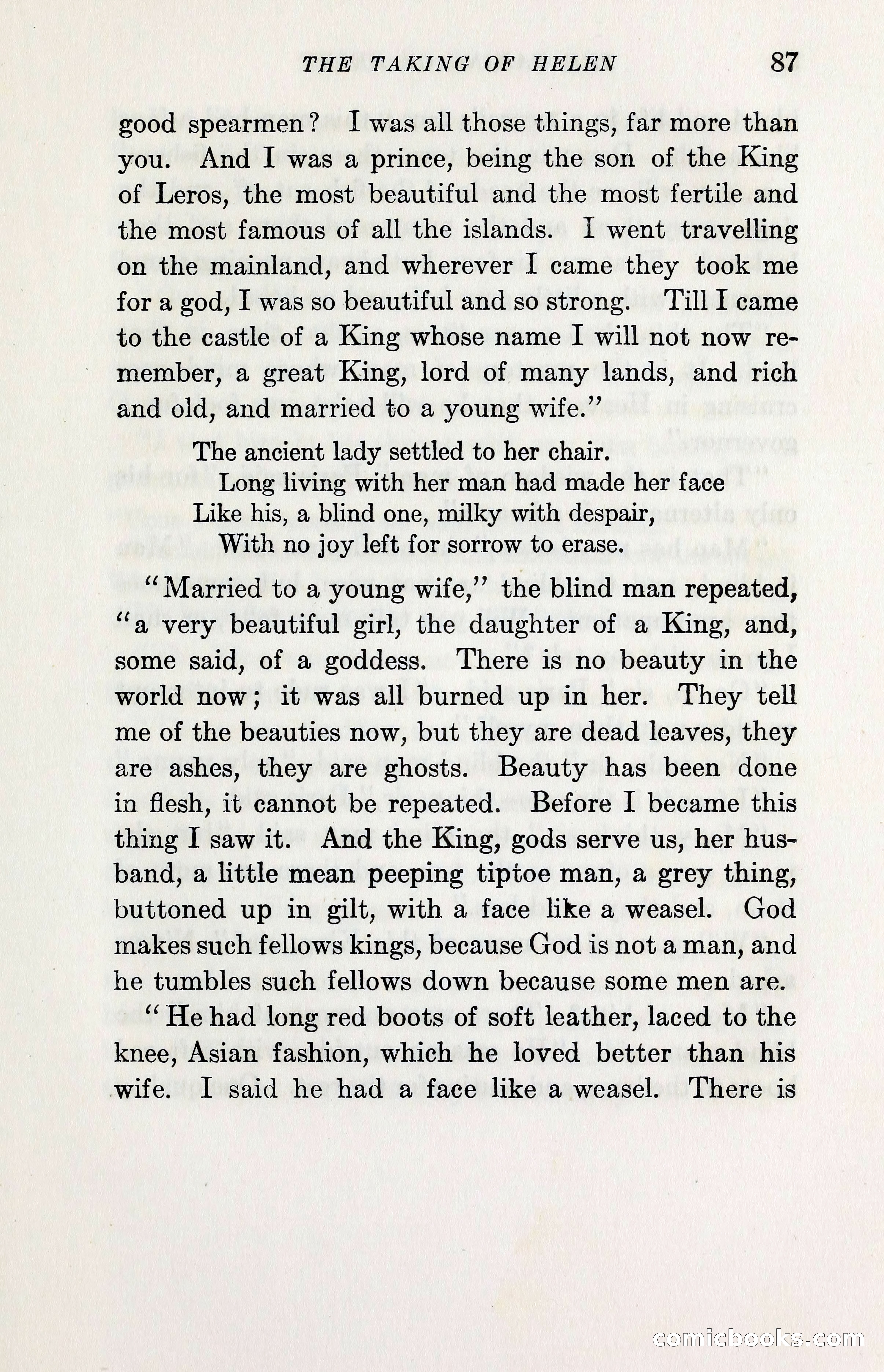 The Taking of Helen by John Masefield — page 99 of 116